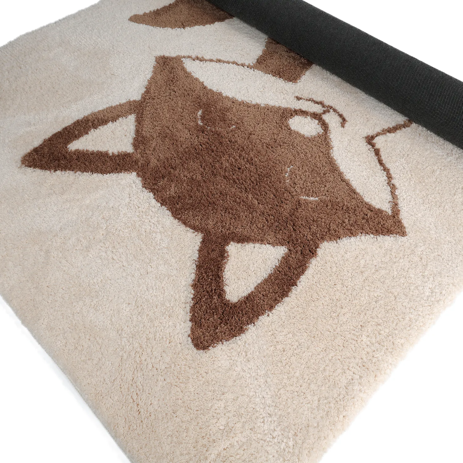 Alfombra Infantil - Soft Fox (crema/marrón)
