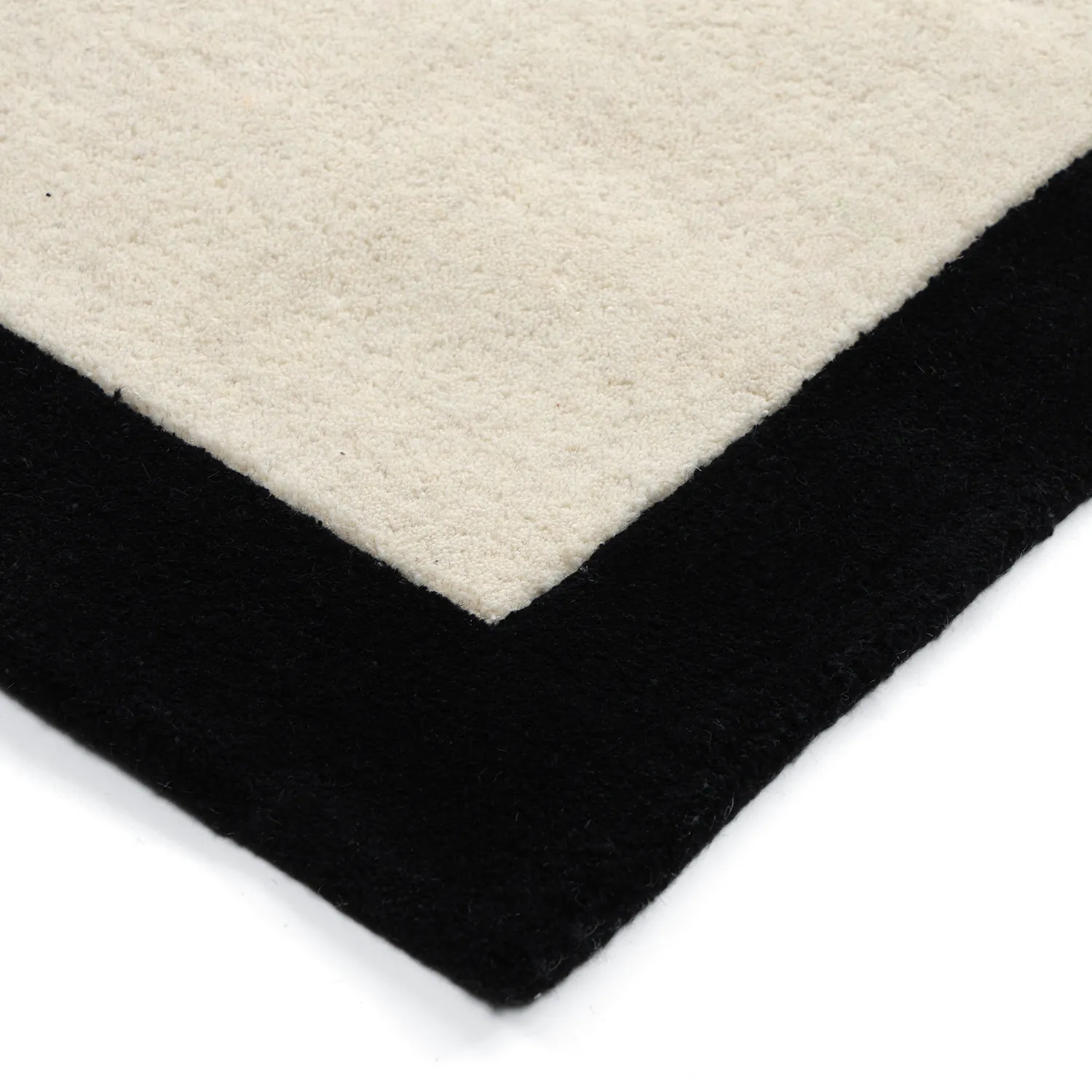 Alfombra Infantil - Zebra Hand Tufted Wool Premium (beige/negro)
