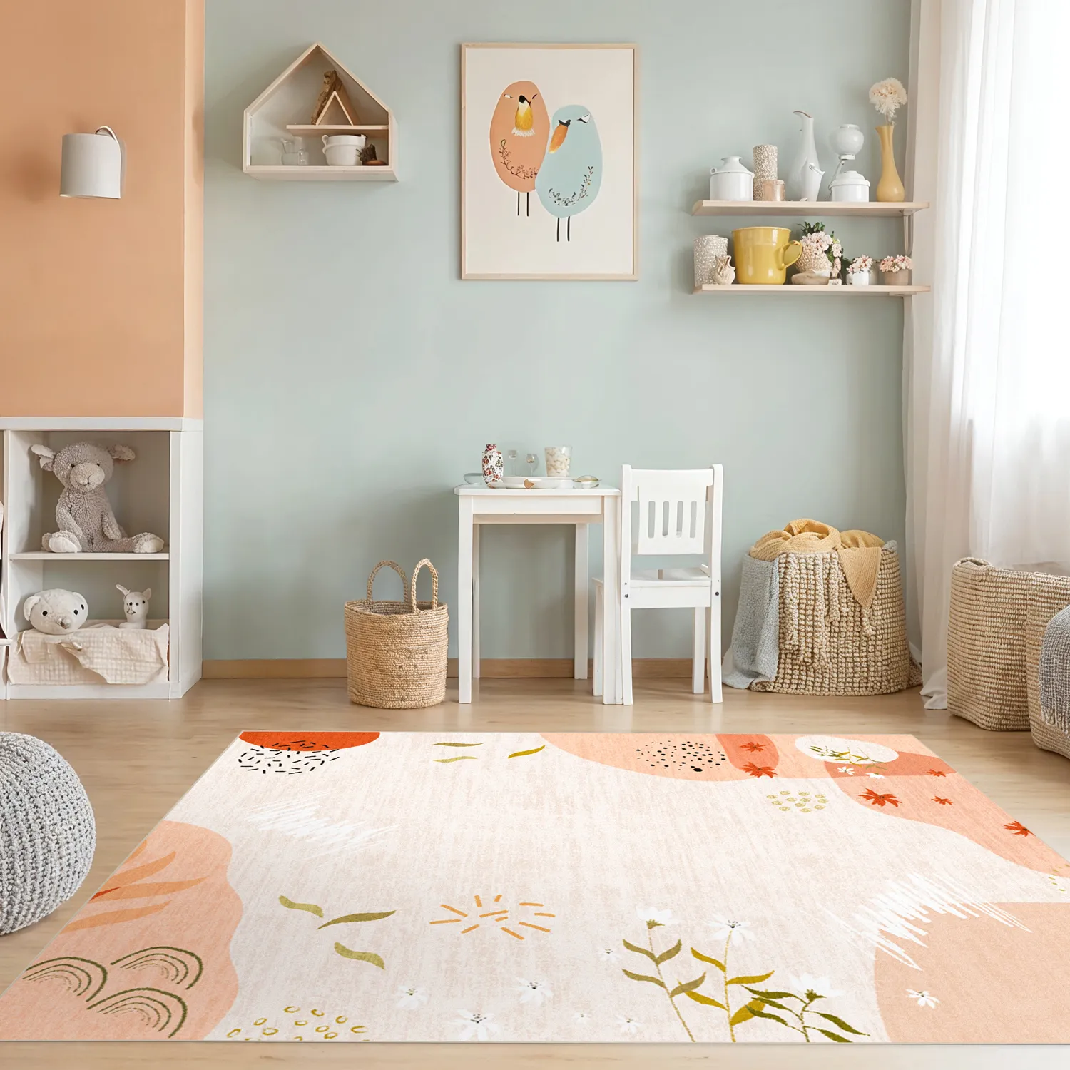 Alfombra infantil - Zora (rosa)