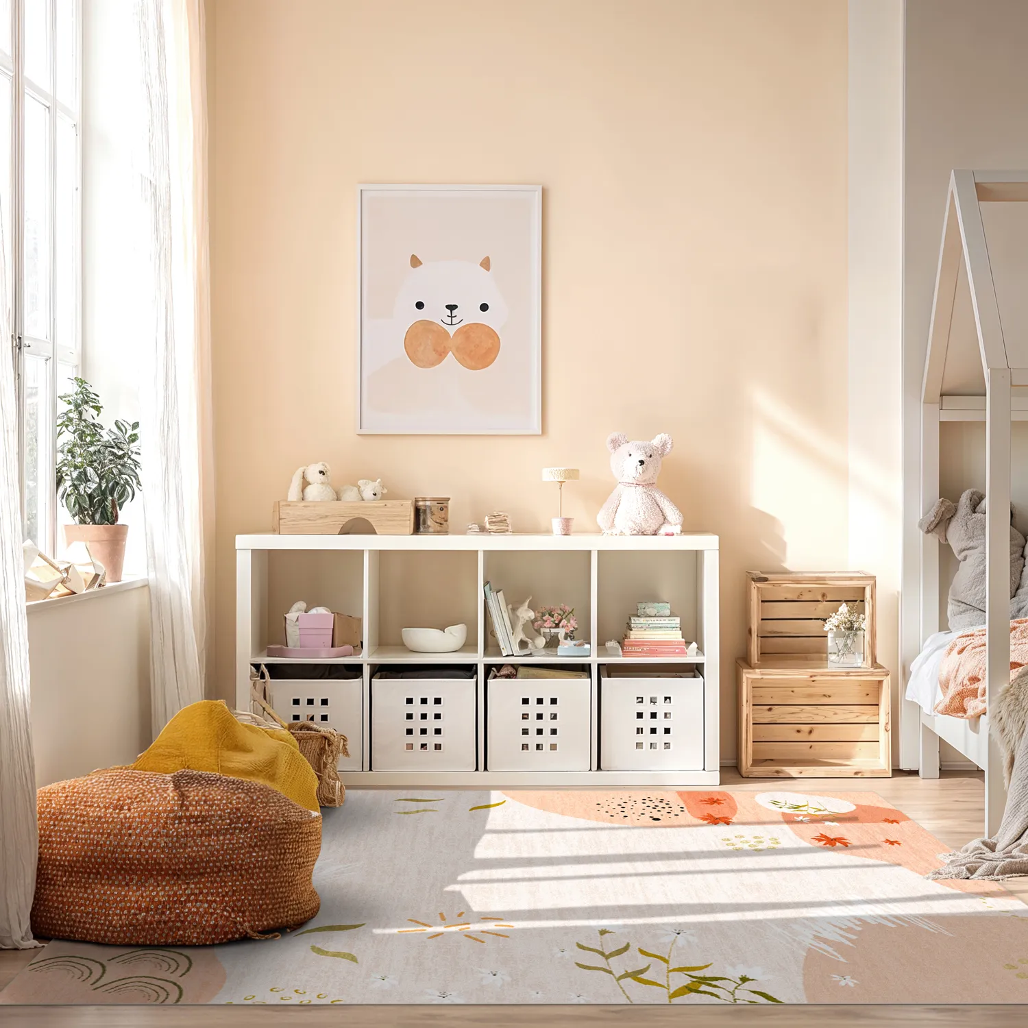 Alfombra infantil - Zora (rosa)
