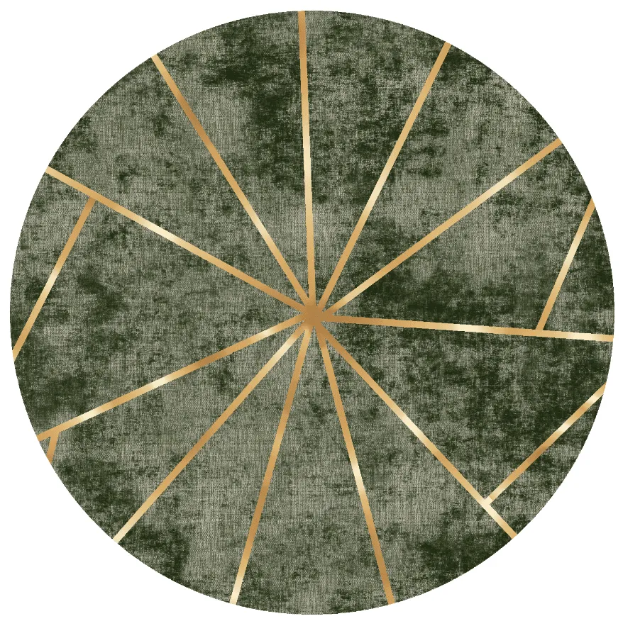 Alfombras redondeadas - Bellizzi (verde)