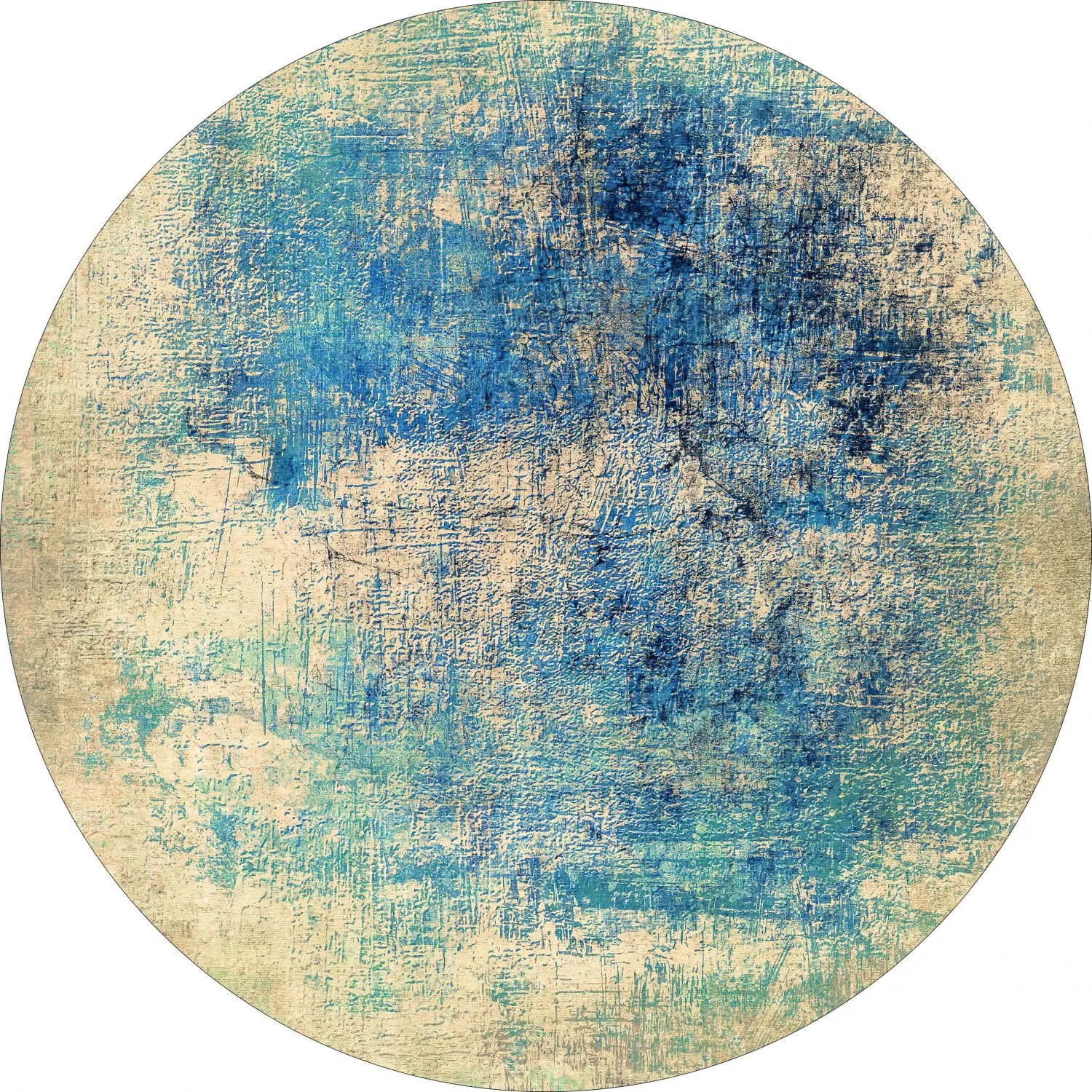Alfombras redondeadas - Sierra (azul)