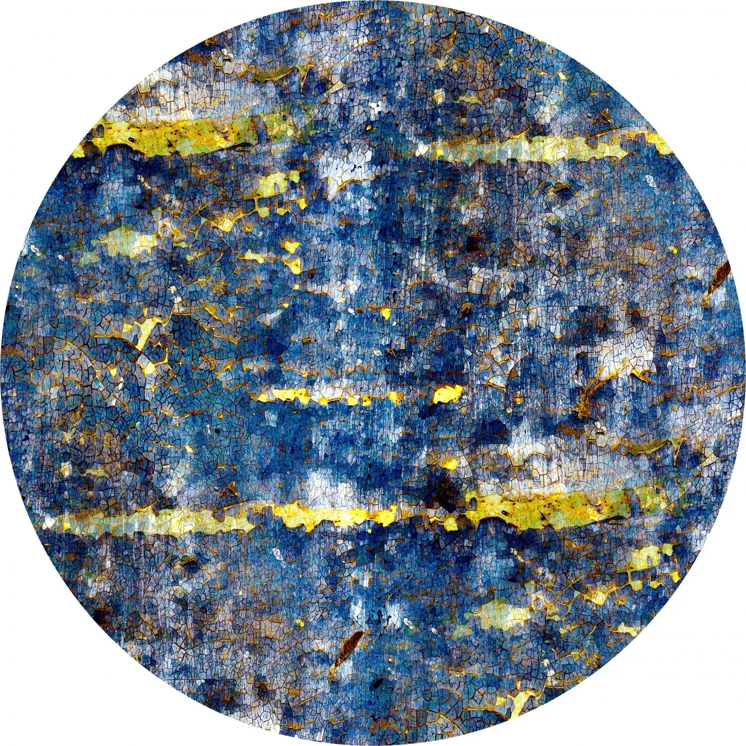 Alfombras redondeadas - Estella (azul)
