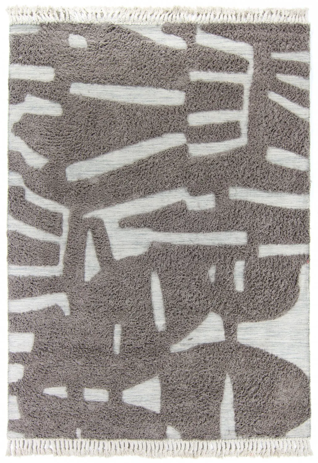 Alfombra de algodón - Split (gris)