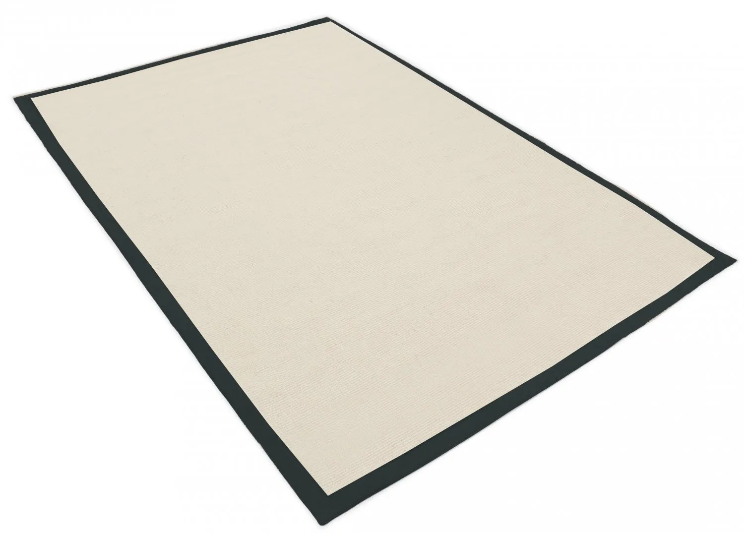 Alfombra de sisal - Agave (negro/offwhite)