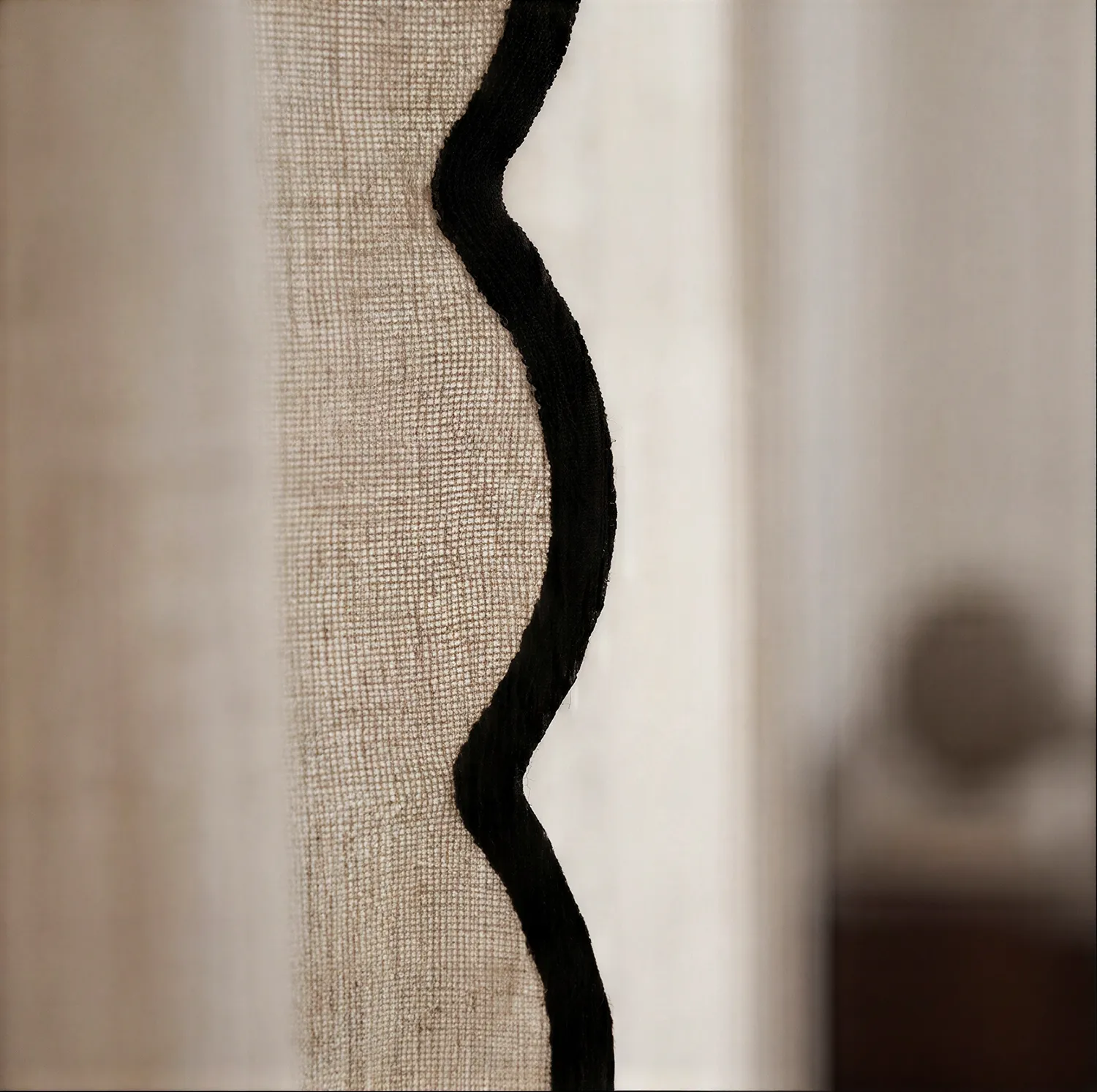 Cortinas (paquete de 2) - Cortinas de algodón Yrsa (beige claro)