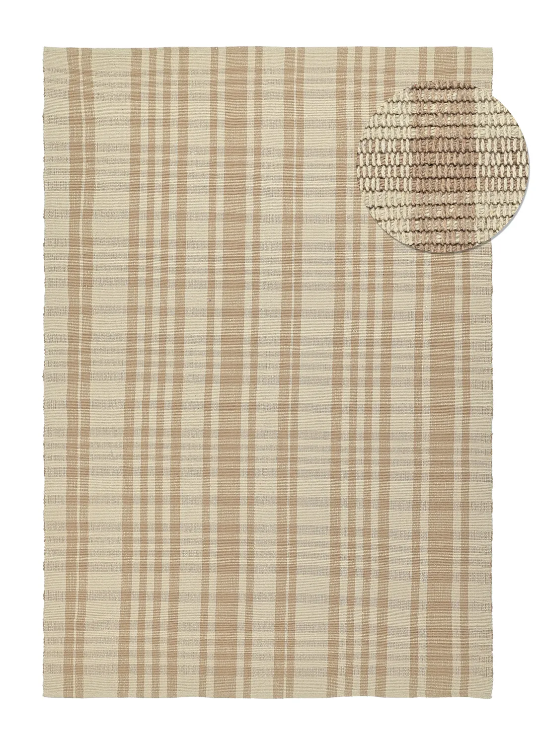 Alfombra de algodón - Husvik (beige)