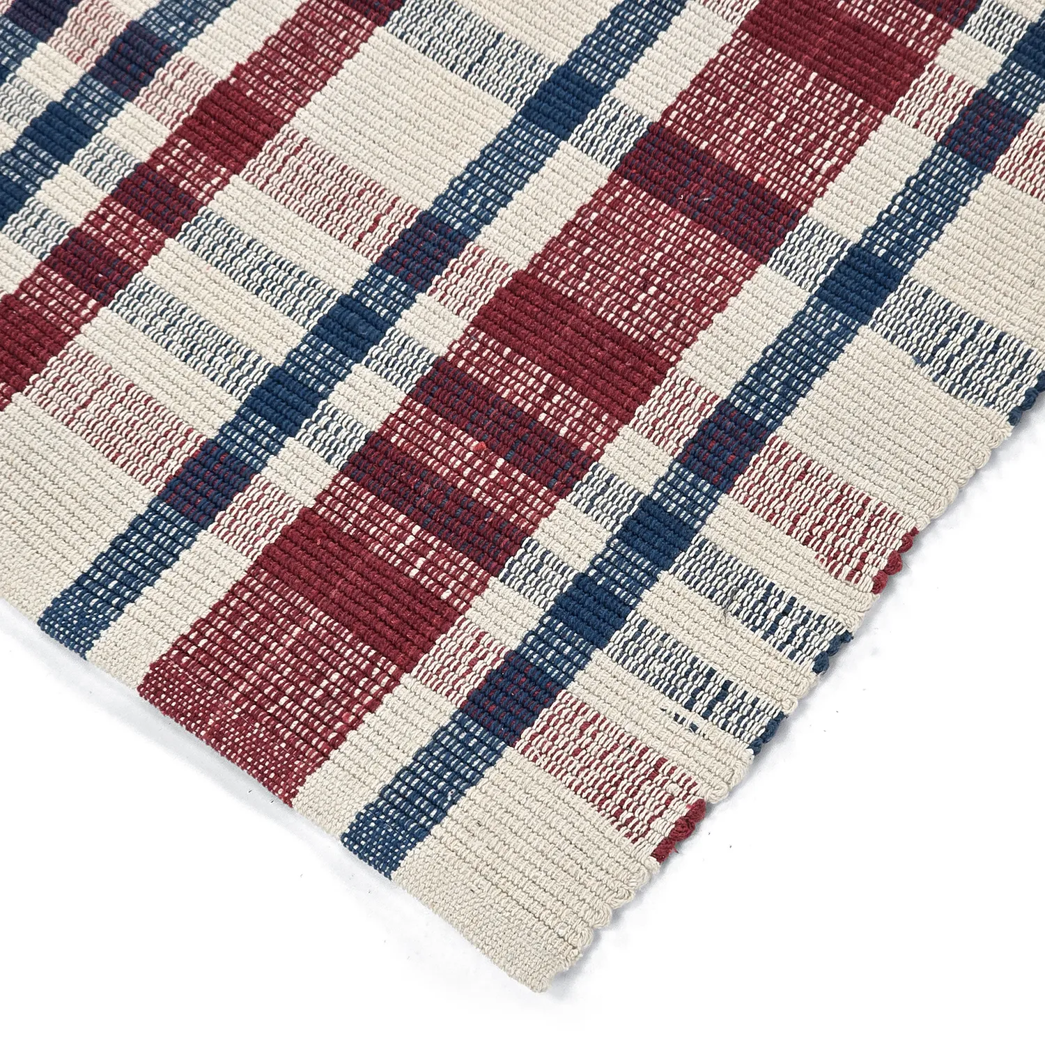 Alfombra de algodón - Husvik (crema/multicolor)