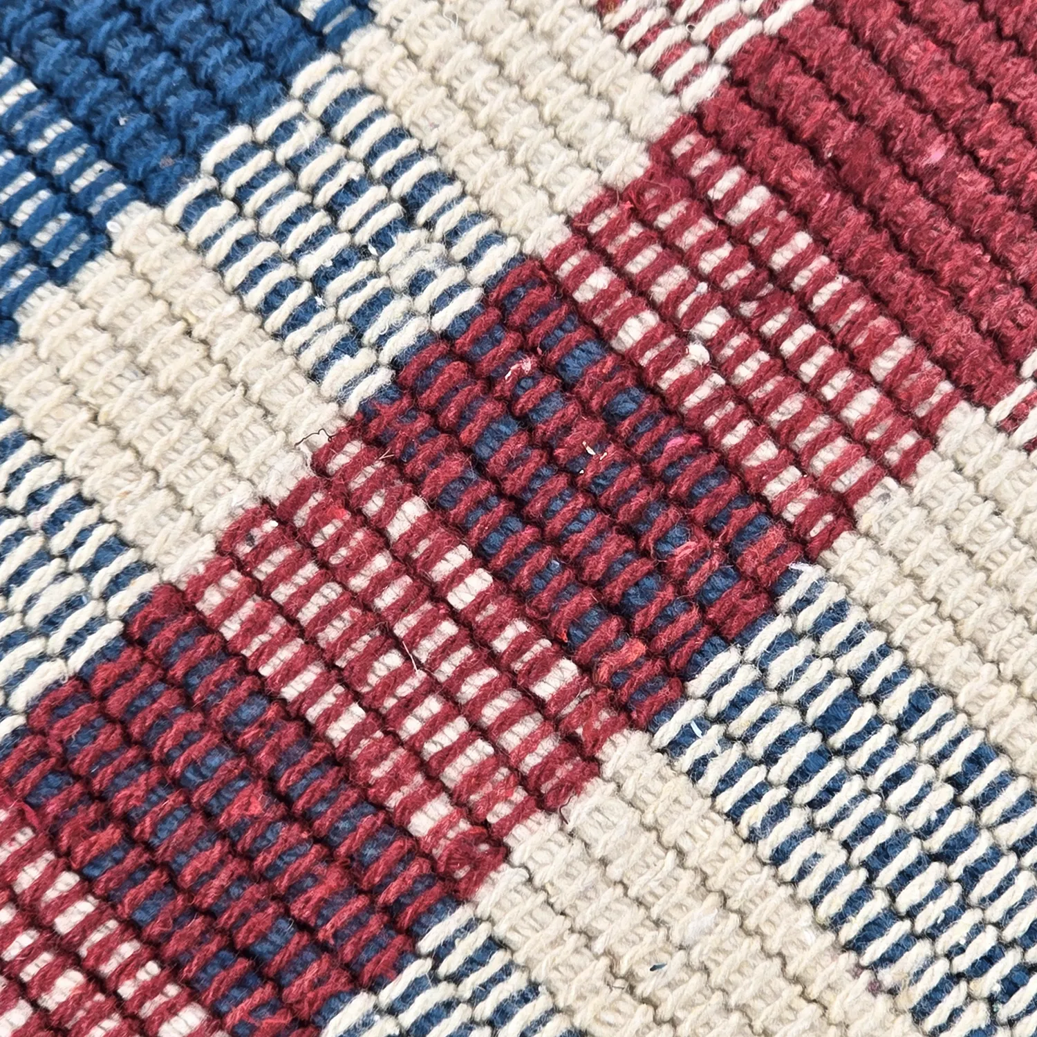 Alfombra de algodón - Husvik (crema/multicolor)