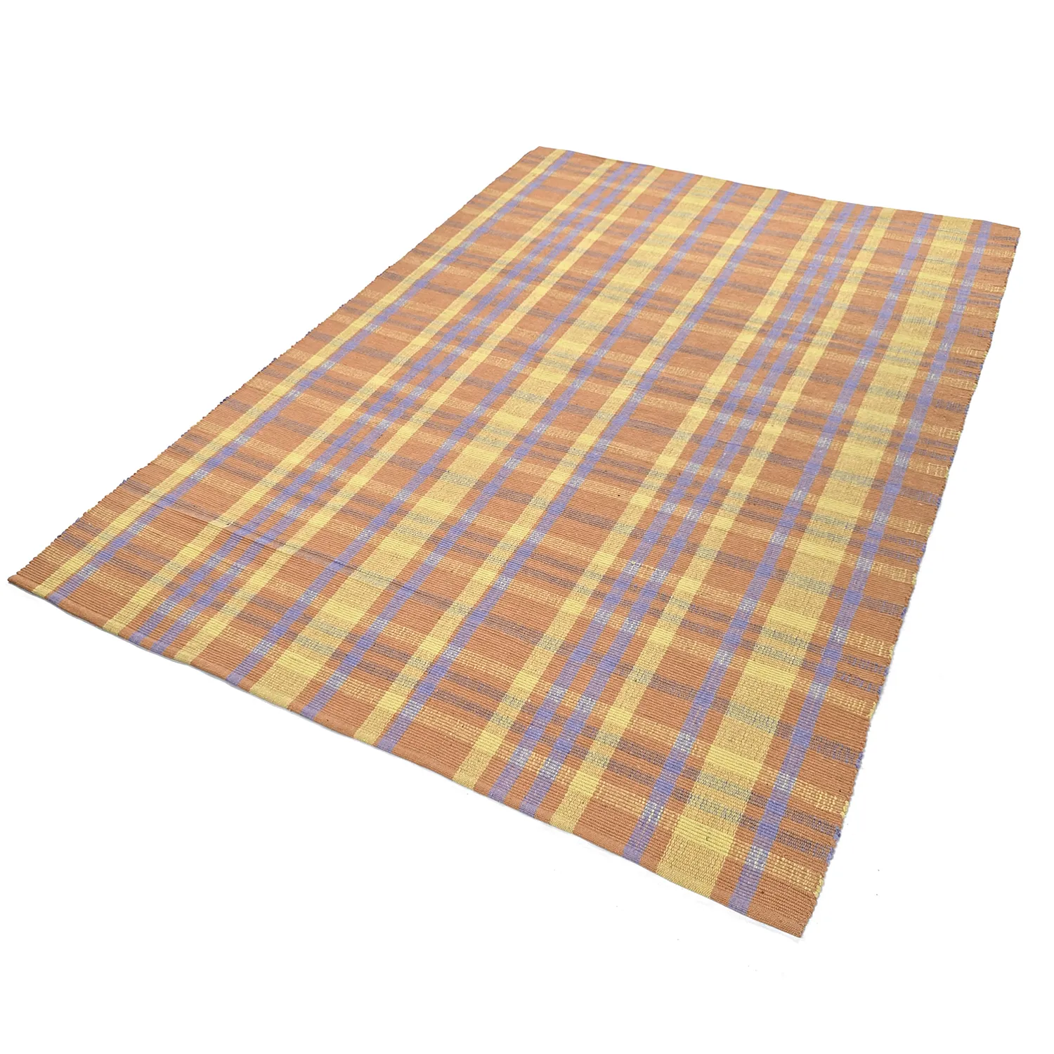 Alfombra de algodón - Husvik (coral/multicolor)