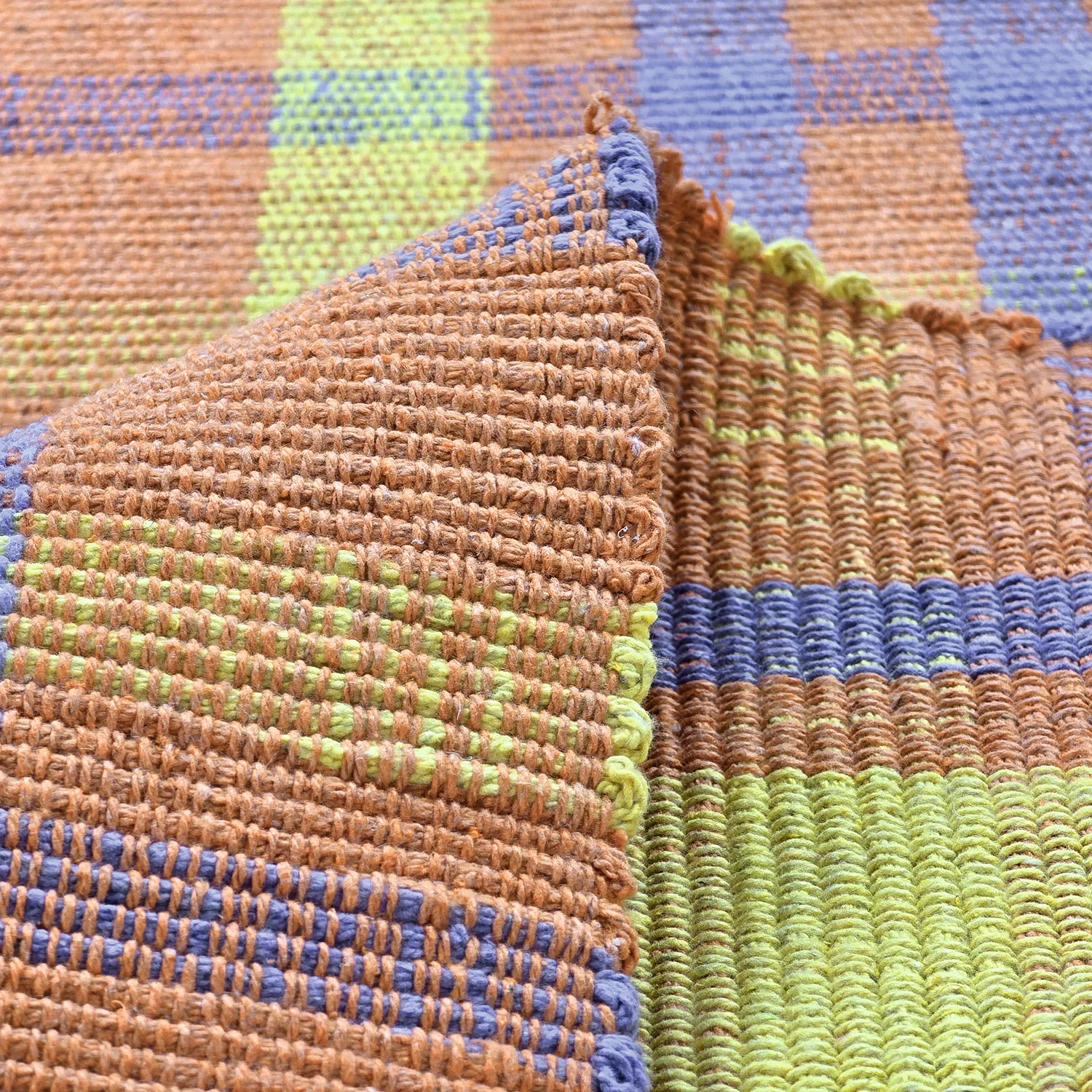 Alfombra de algodón - Husvik (coral/multicolor)