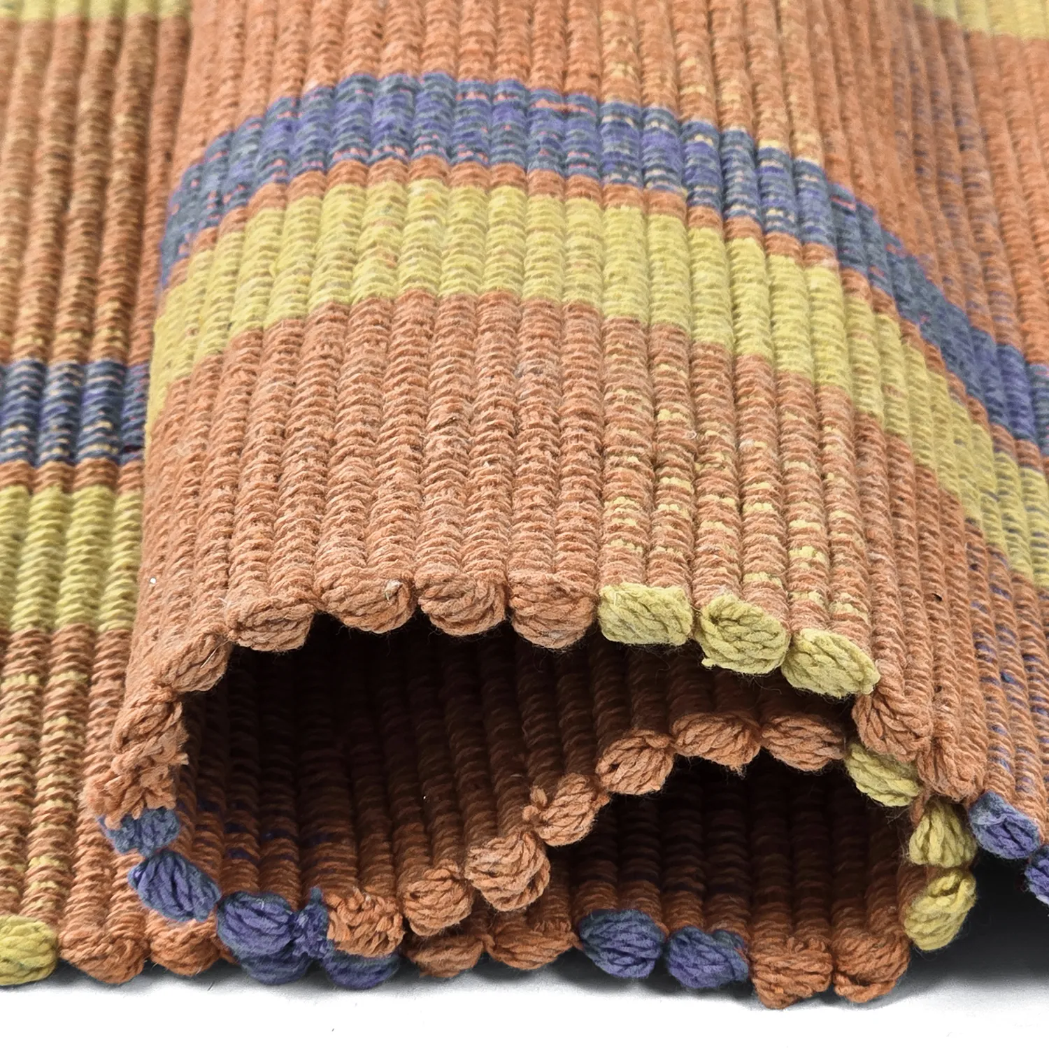 Alfombra de algodón - Husvik (coral/multicolor)