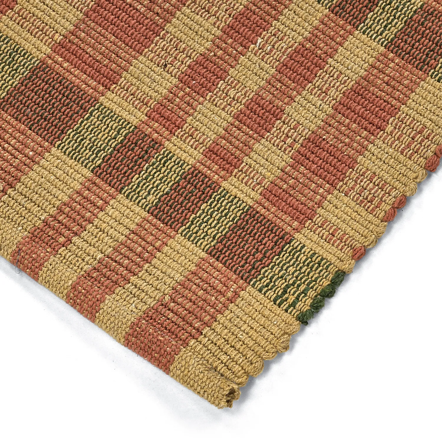 Alfombra de algodón - Husvik (mostaza/multicolor)