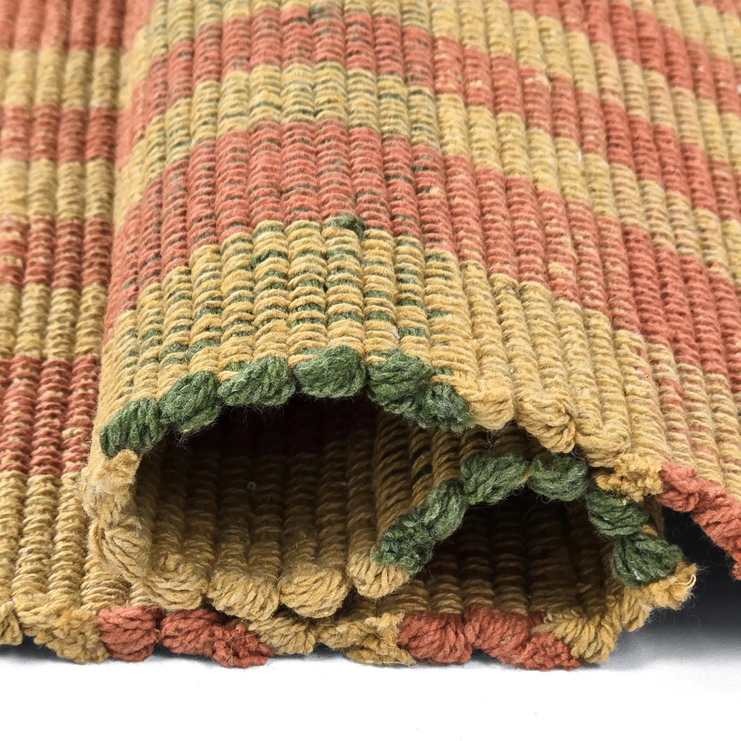 Alfombra de algodón - Husvik (mostaza/multicolor)