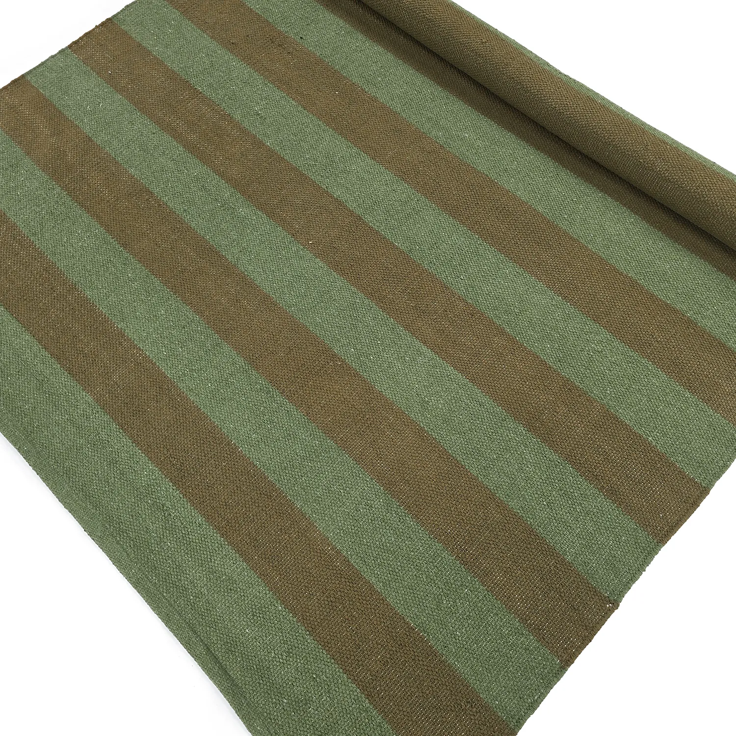 Alfombra de algodón - Nilo (verde musgo)