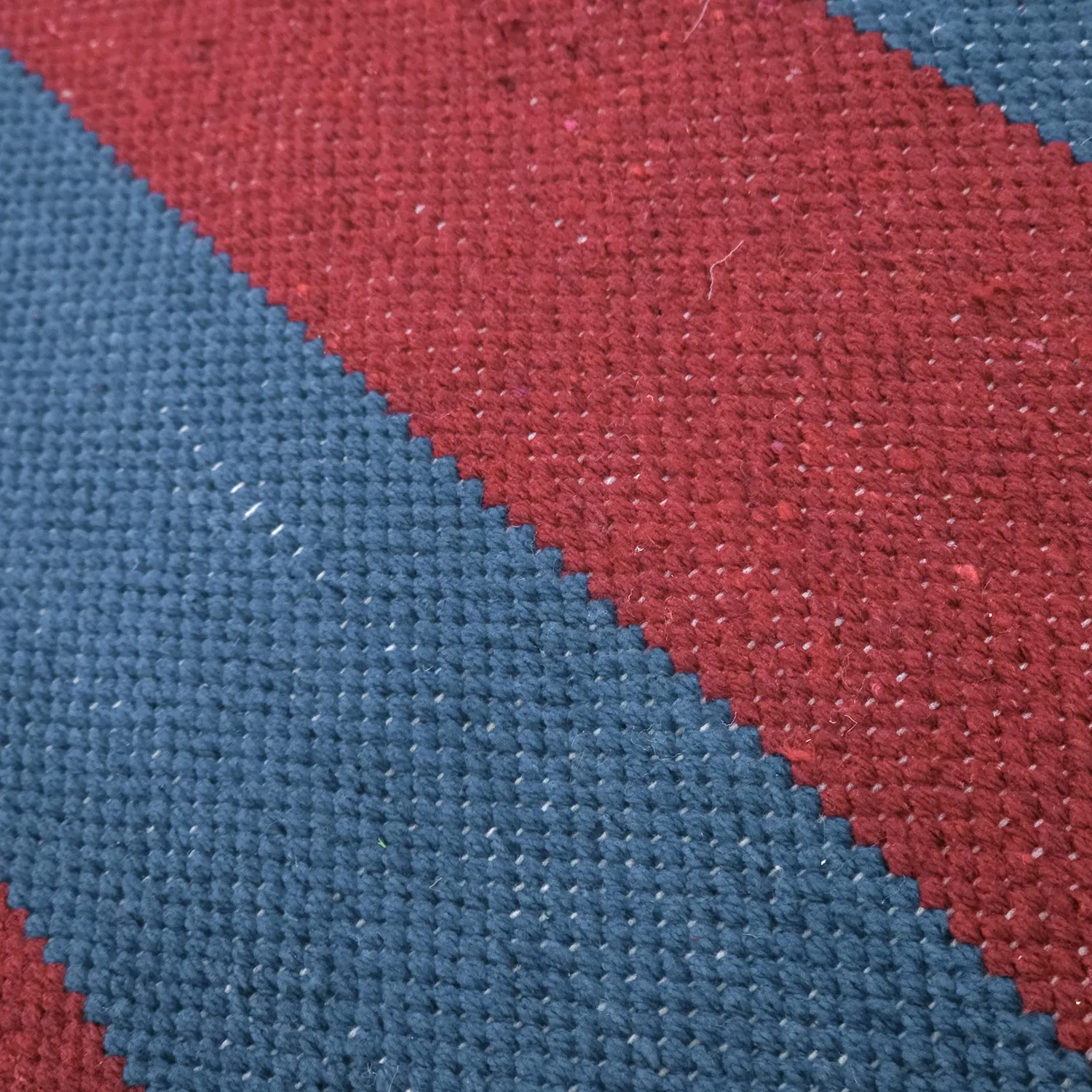 Alfombra de algodón - Nilo (rojo/azul)