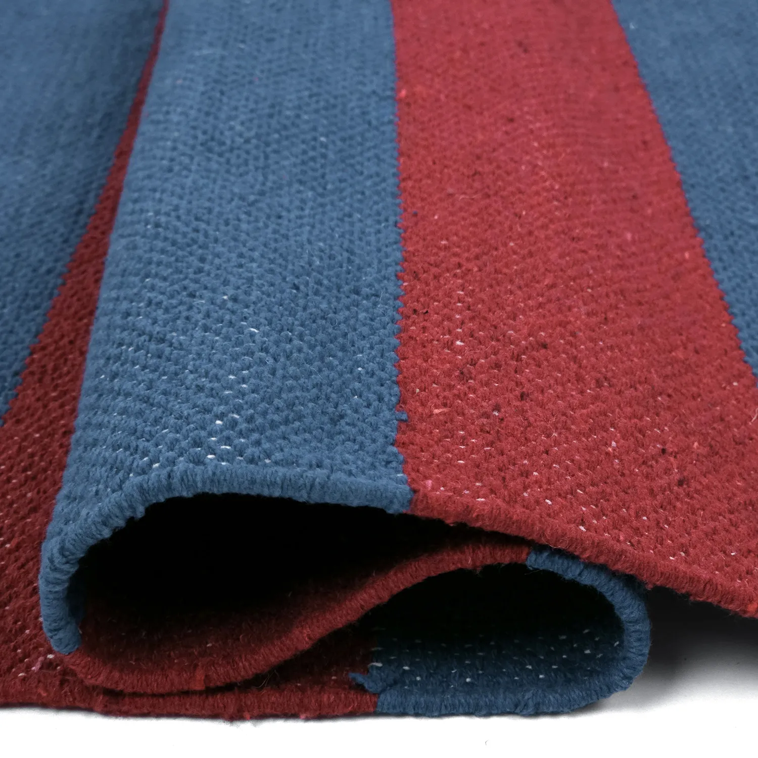 Alfombra de algodón - Nilo (rojo/azul)