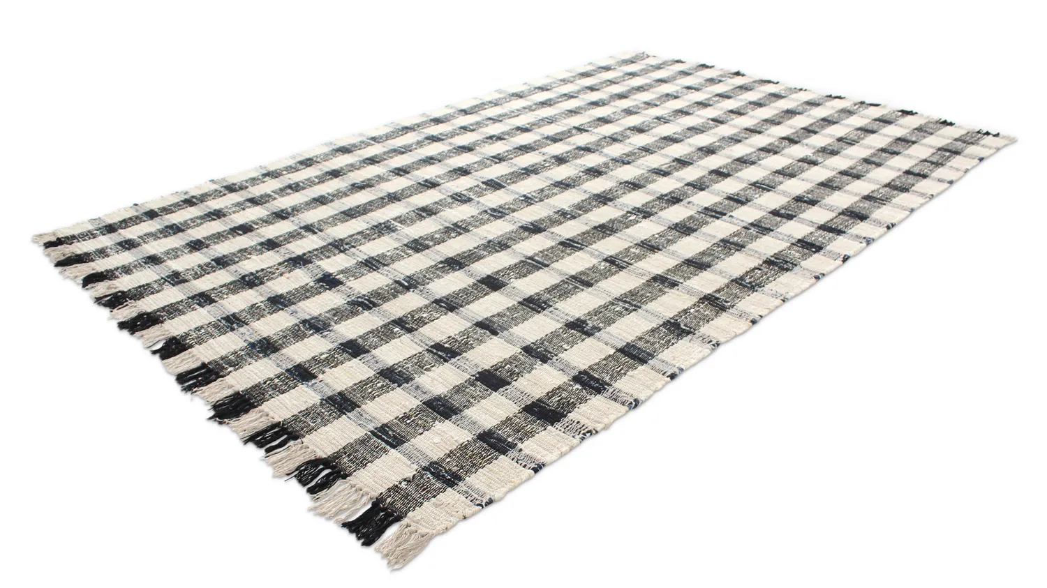 alfombra de algodon - Noomi (negro)