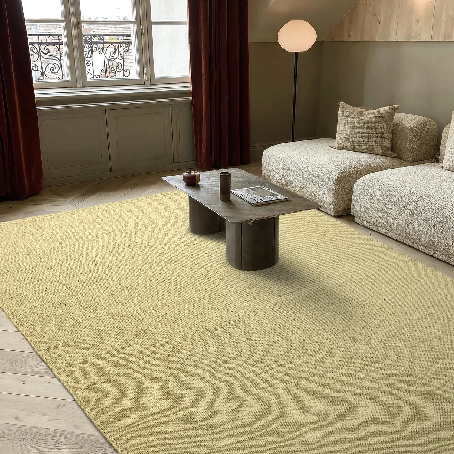 Alfombra de algodón - Rigolet (amarillo)