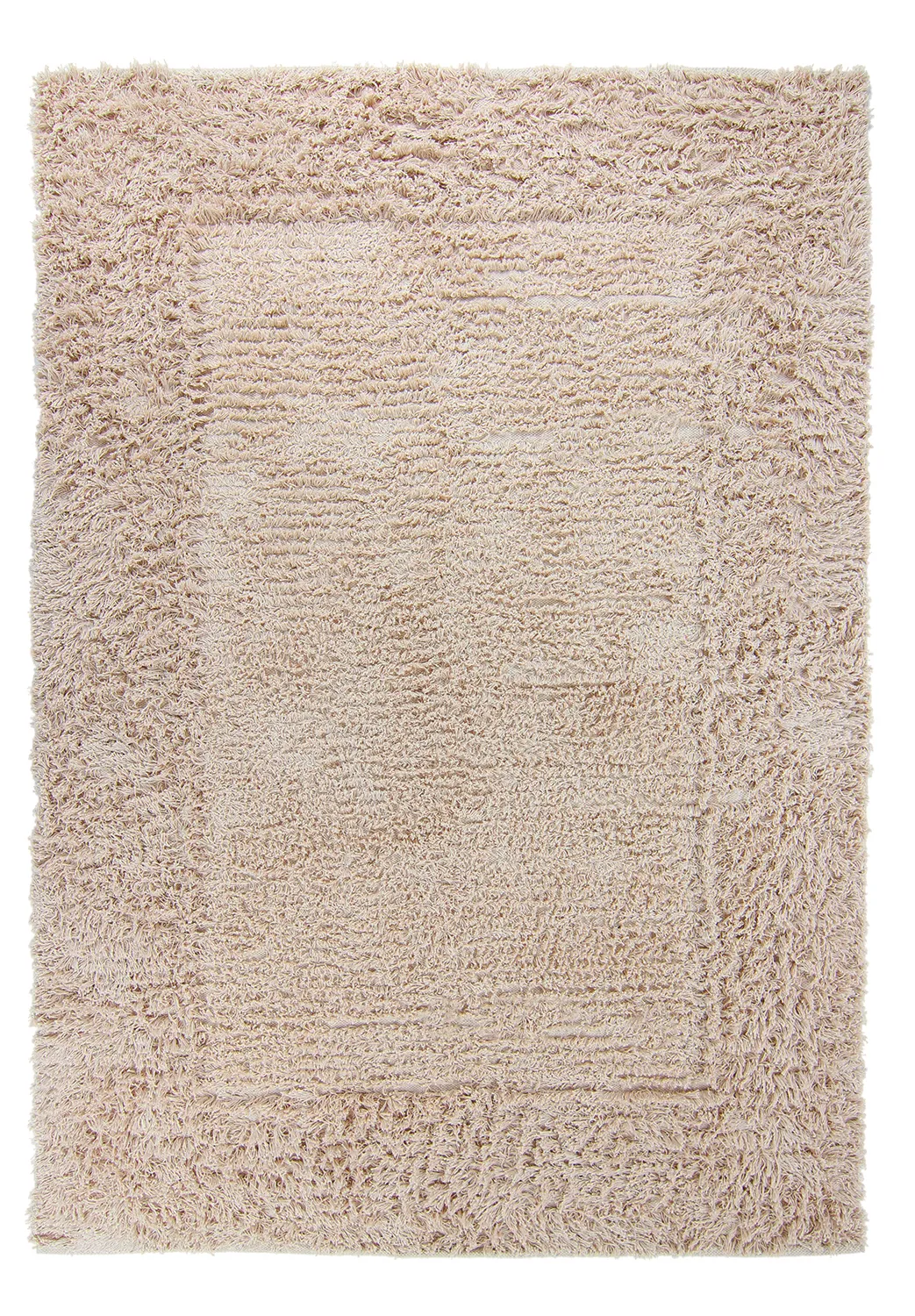 Alfombras de pelo largo - Aline Natural Cotton Shaggy (beige)