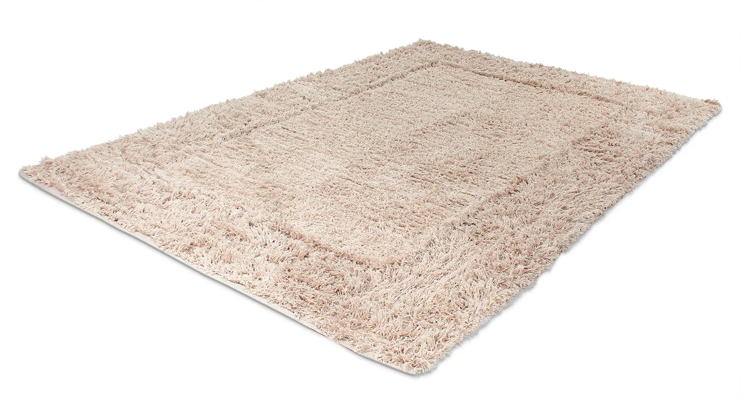 Alfombras de pelo largo - Aline Natural Cotton Shaggy (beige)