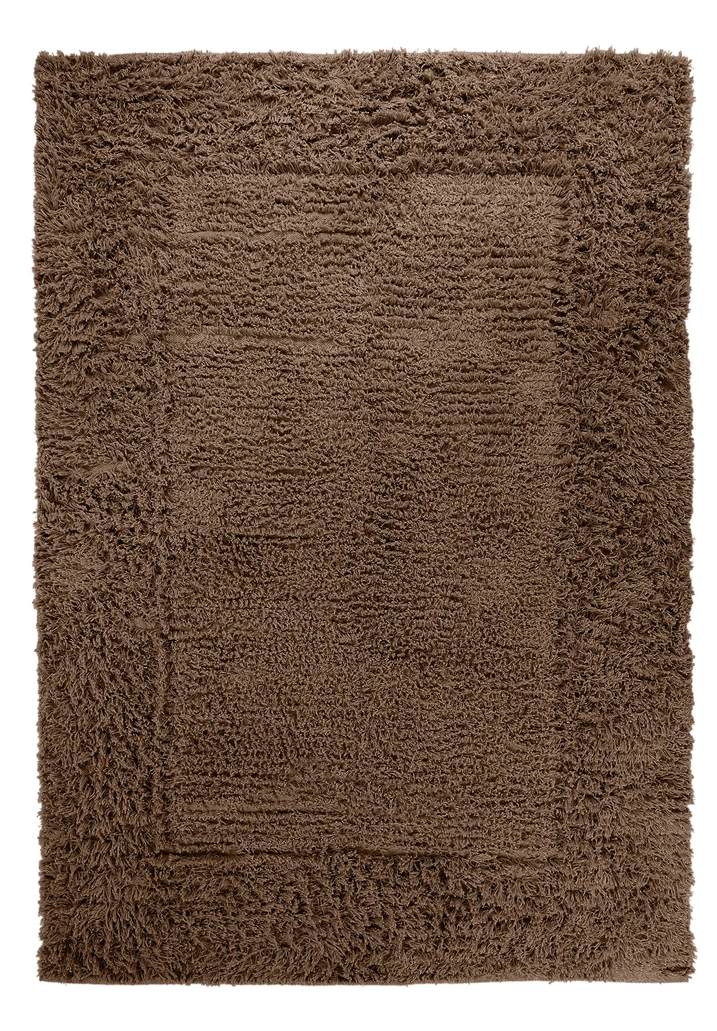 Alfombras de pelo largo - Aline Natural Cotton Shaggy (marrón)