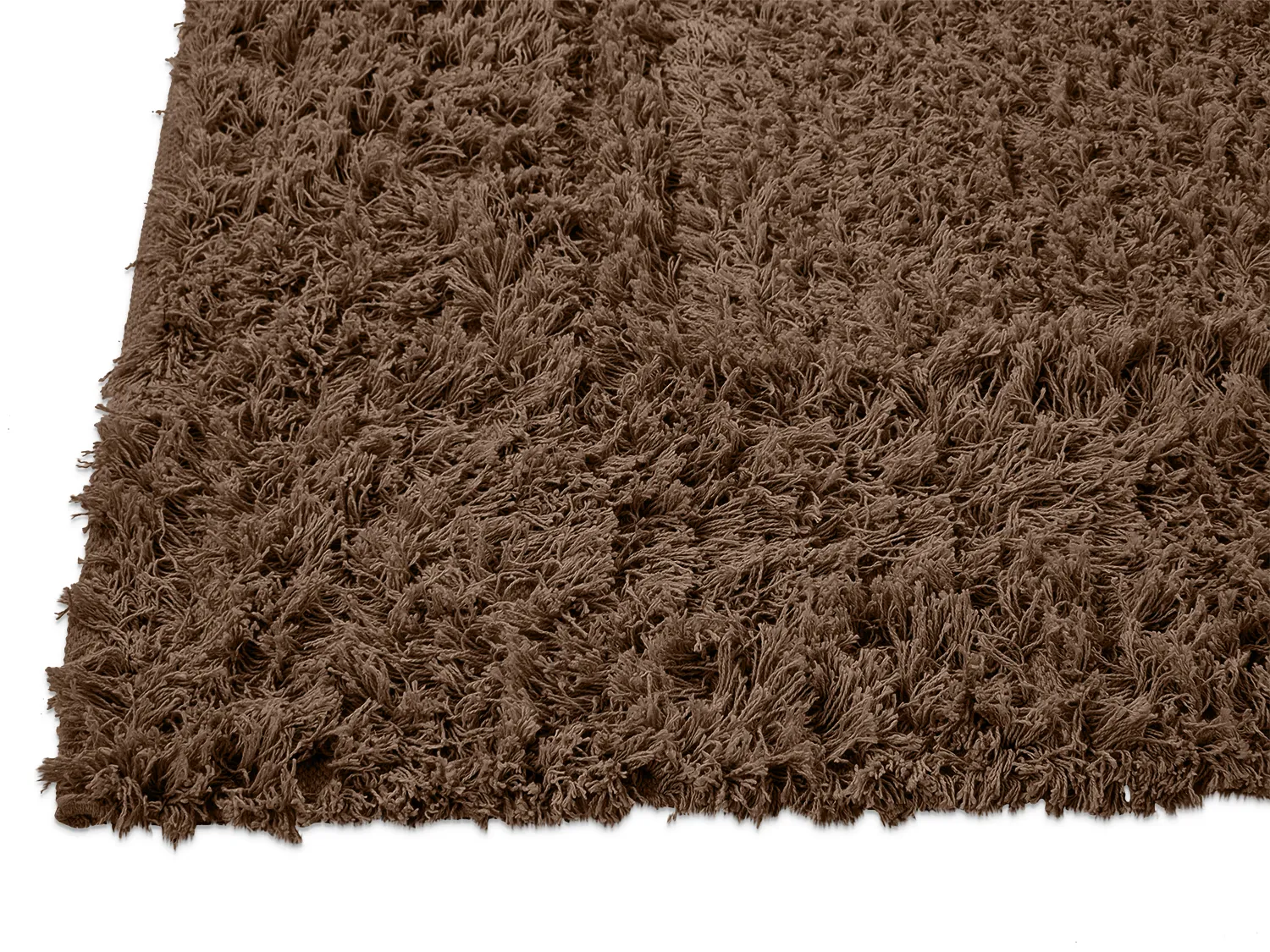 Alfombras de pelo largo - Aline Natural Cotton Shaggy (marrón)