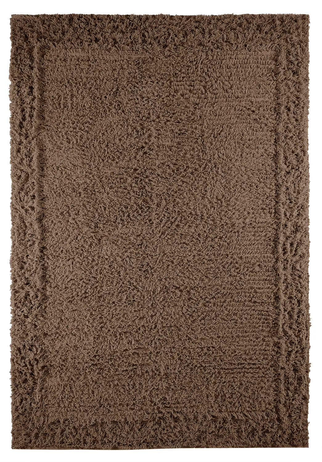 Alfombras de pelo largo - Bonnie Natural Cotton Shaggy (marrón)