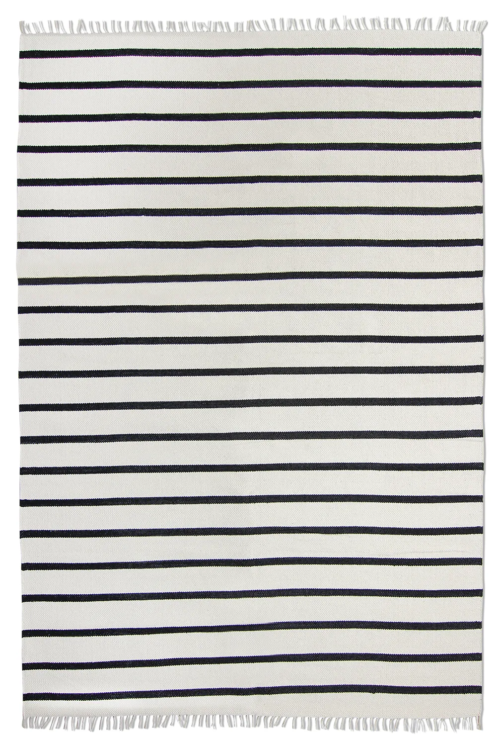 Alfombra de algodón - Helle (offwhite/negro)