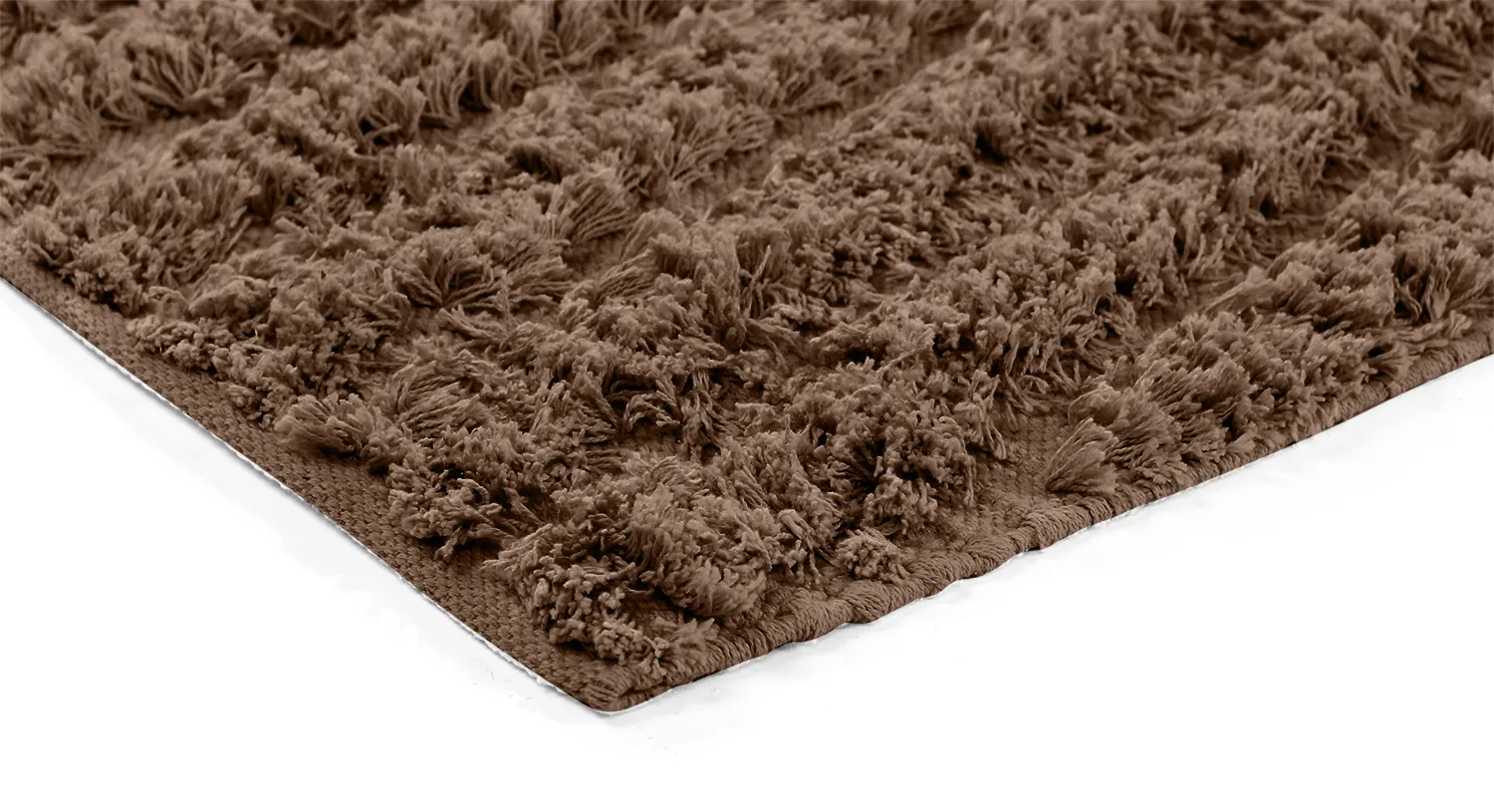 Alfombras de pelo largo - Kendra Natural Cotton Shaggy (marrón)