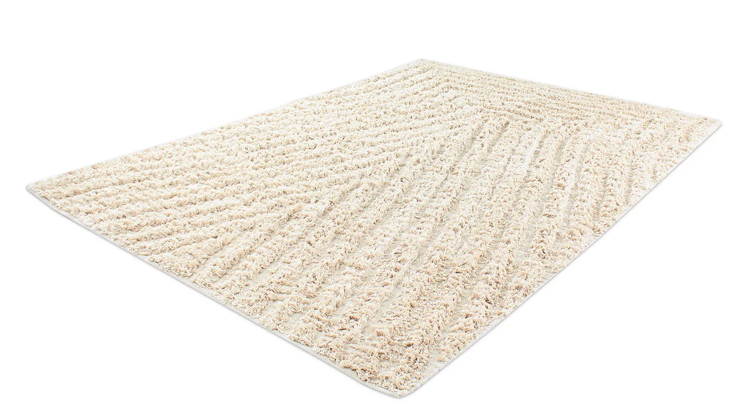 Alfombras de pelo largo - Kendra Natural Cotton Shaggy (nature)