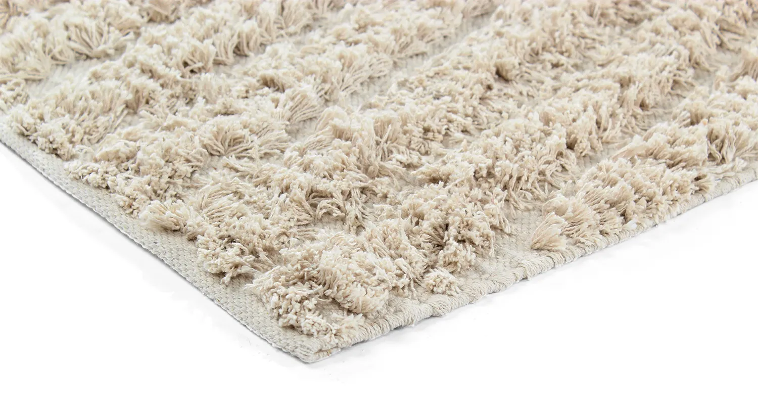 Alfombras de pelo largo - Kendra Natural Cotton Shaggy (nature)