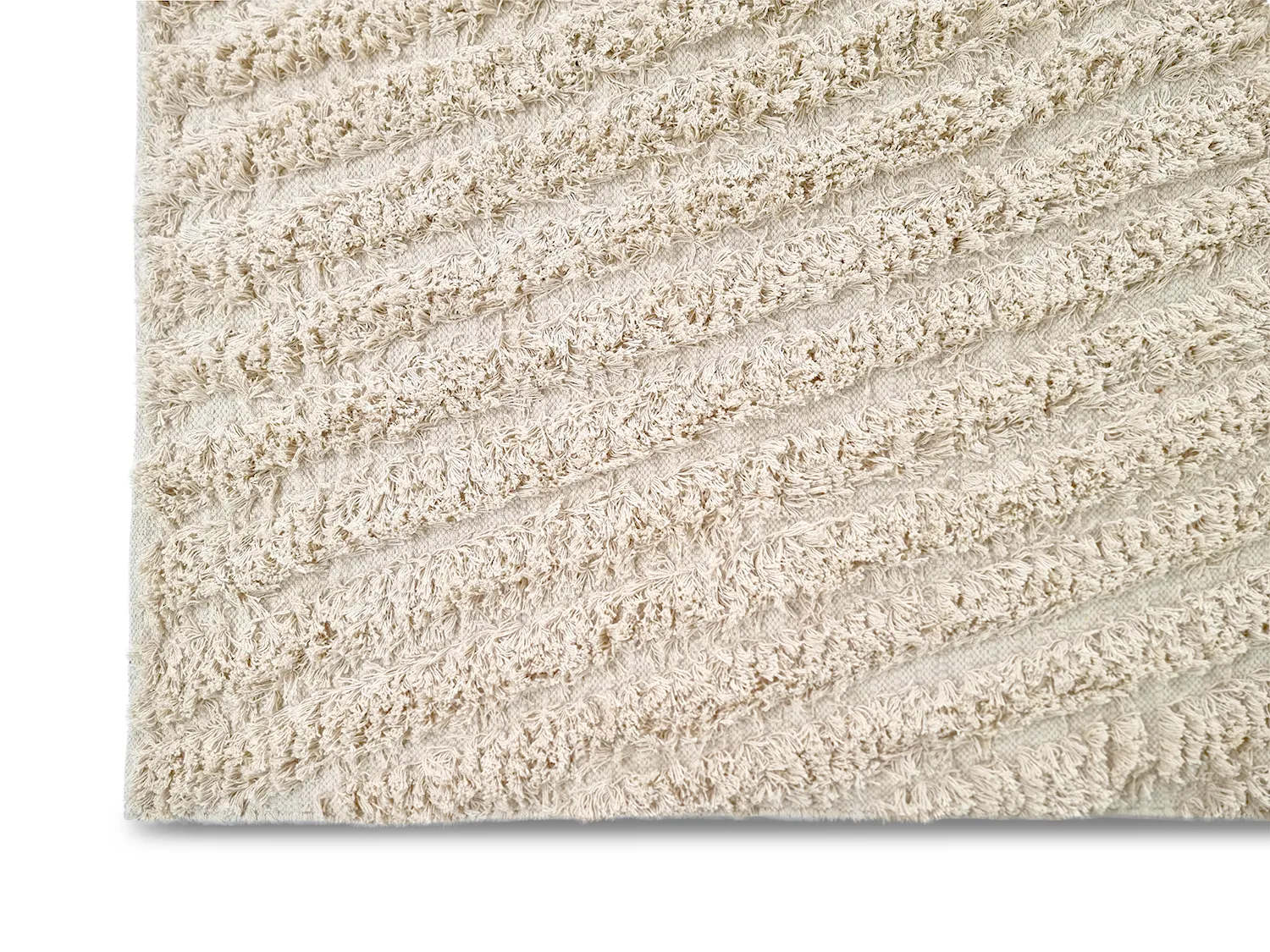 Alfombras de pelo largo - Kendra Natural Cotton Shaggy (nature)