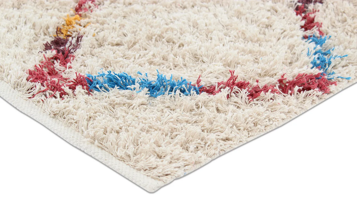 Alfombras de pelo largo - Maeron Natural Cotton Shaggy (multicolor)