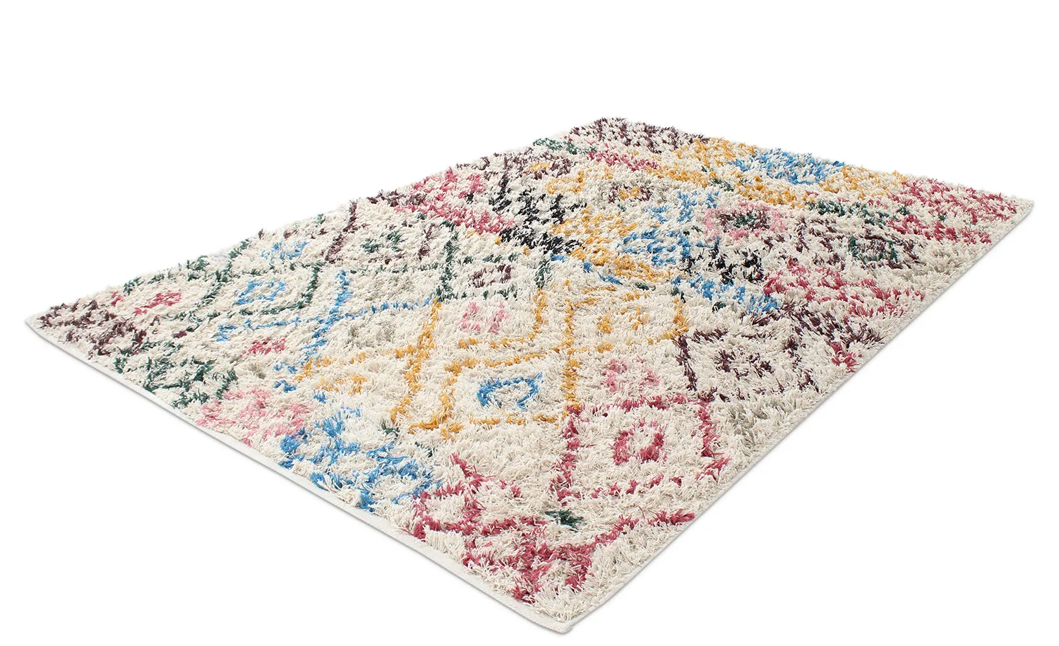 Alfombras de pelo largo - Maloney Natural Cotton Shaggy (multicolor)