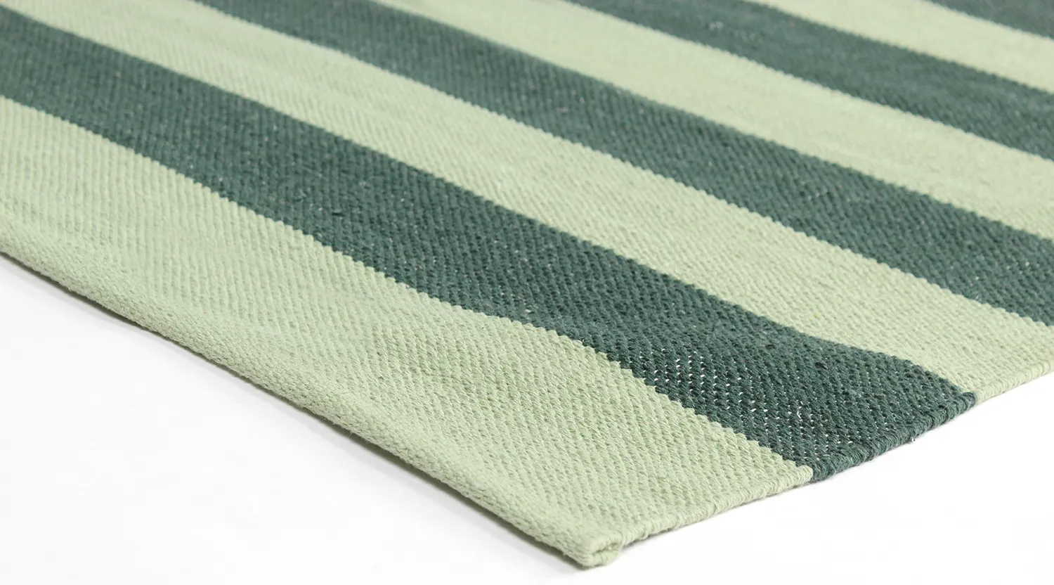 Alfombra de algodón - Nilo (verde)