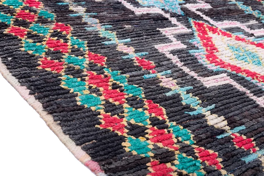 Alfombra Marroquí Bereber Boucherouite 310 x 160 cm