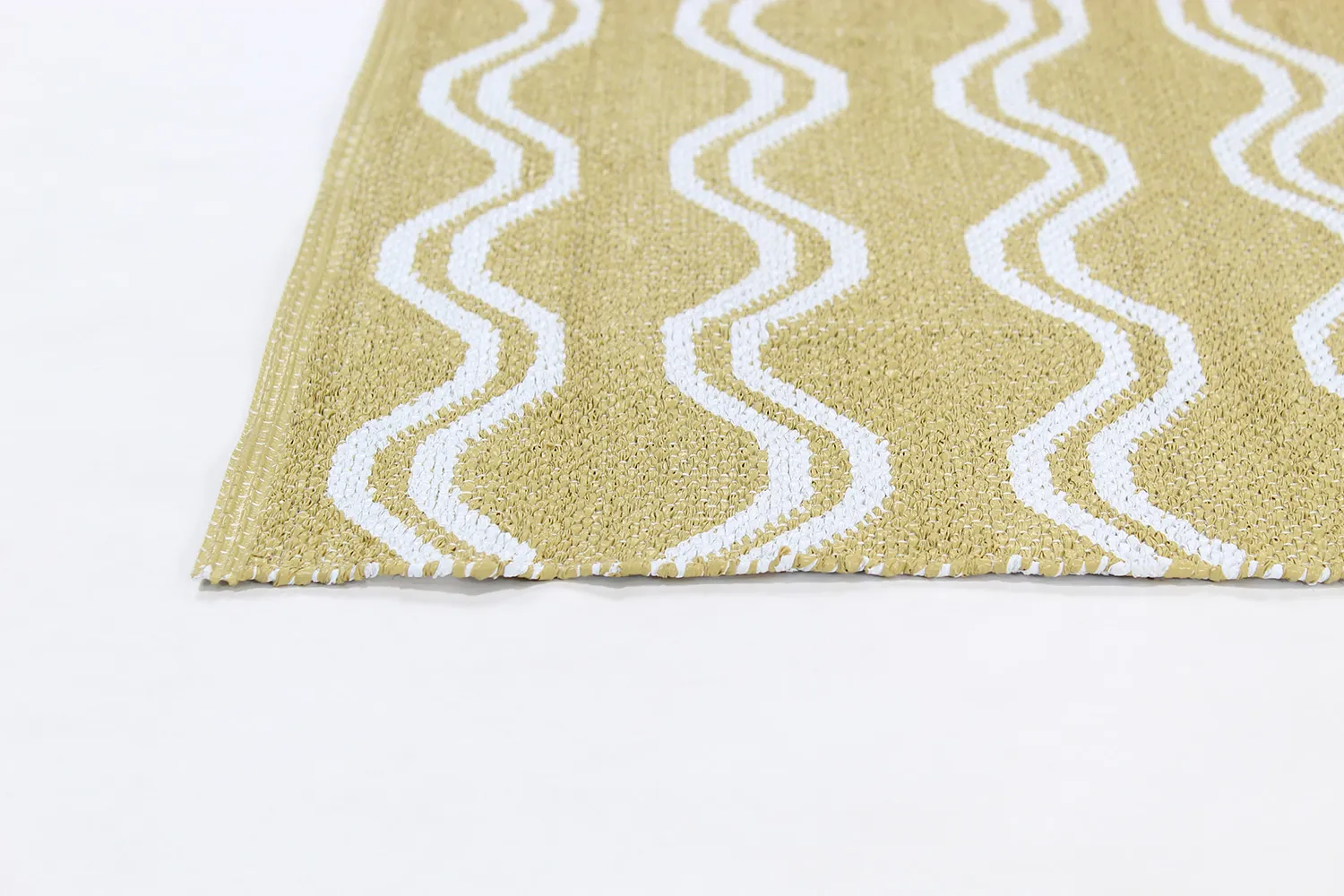 Alfombra de plástico - Camden (verde/blanco)