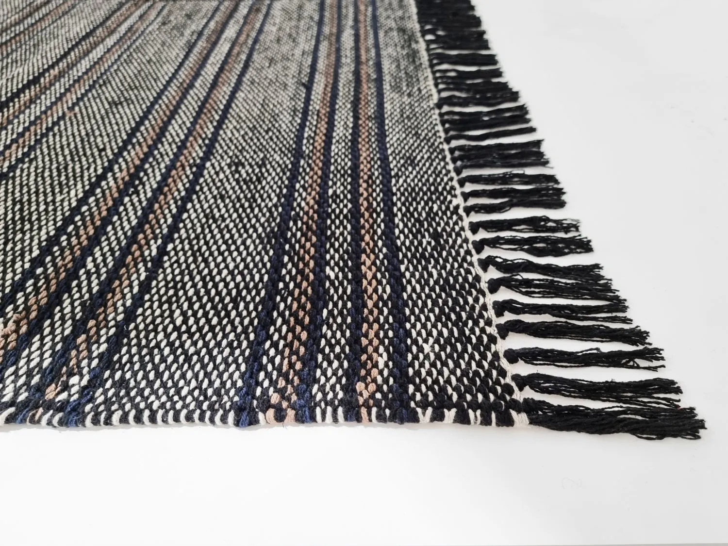 Alfombra de algodón - Carbon (gris)