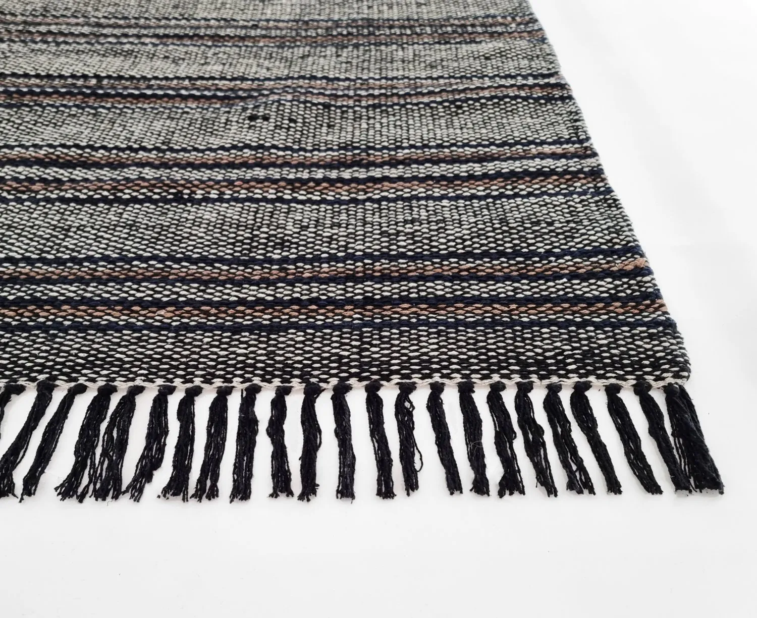 Alfombra de algodón - Carbon (gris)