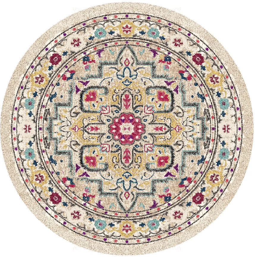 Alfombras redondeadas - Castro (multicolor)