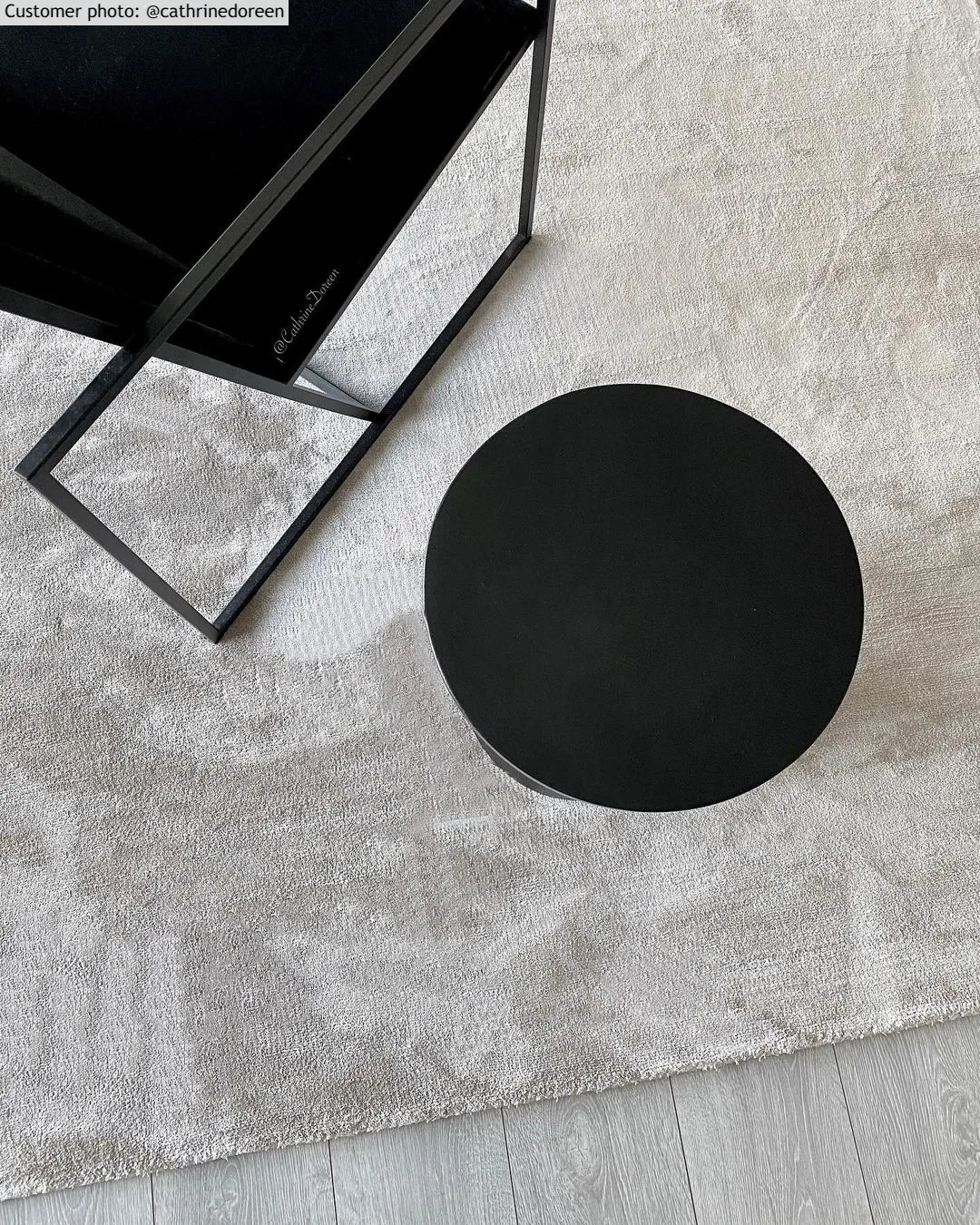Alfombra de Viscosa - Jodhpur Special Luxury Edition (gris claro/beige)