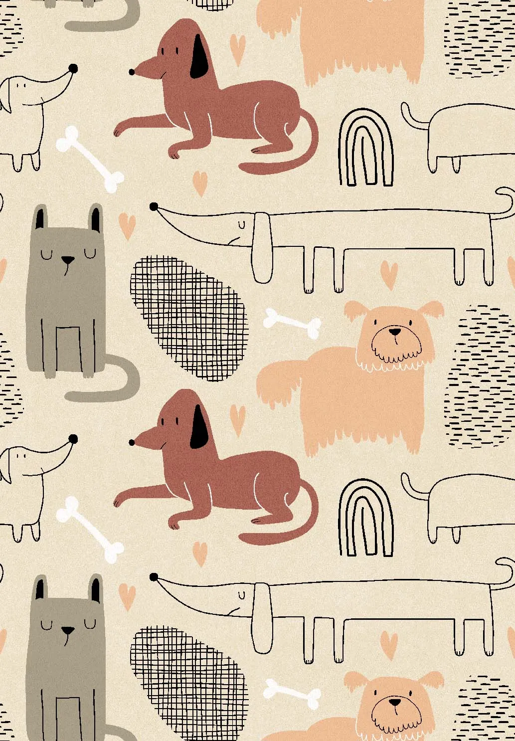 Alfombra infantil - Cats and dogs (multi)