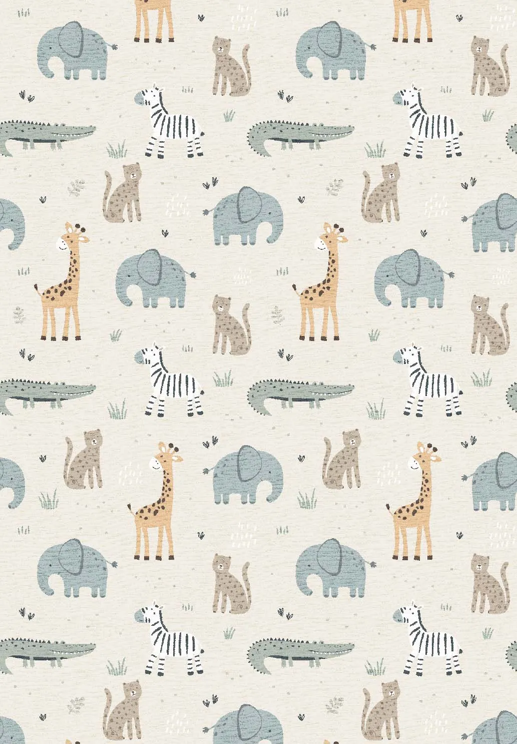 Alfombra infantil - Safari Friends (multi)