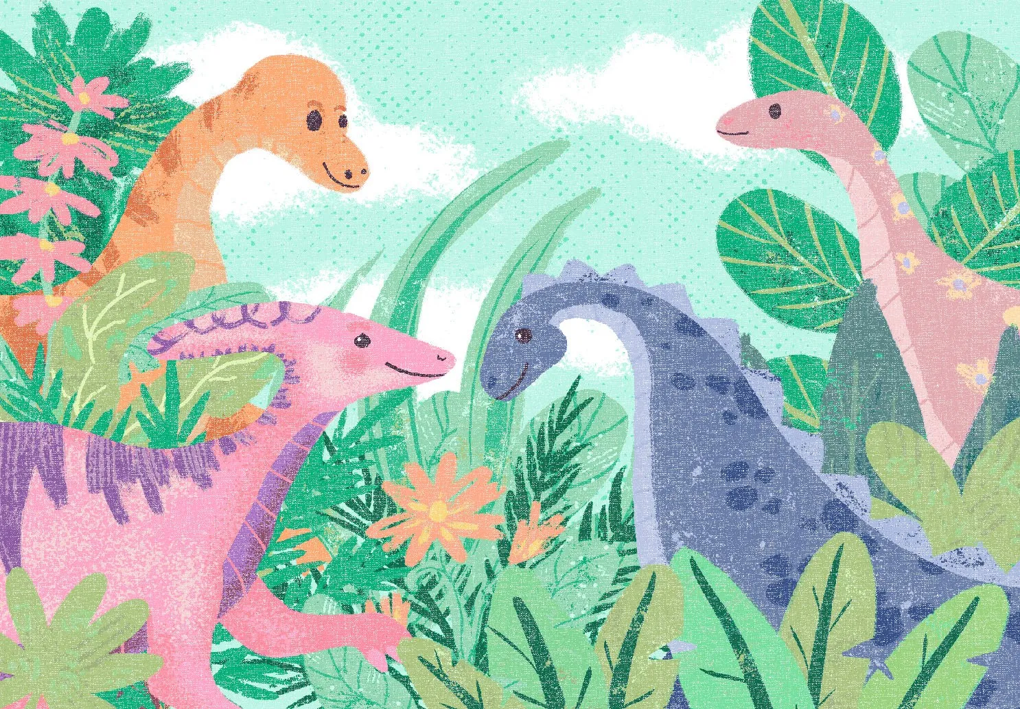 Alfombra infantil - Dino Friends (multi)