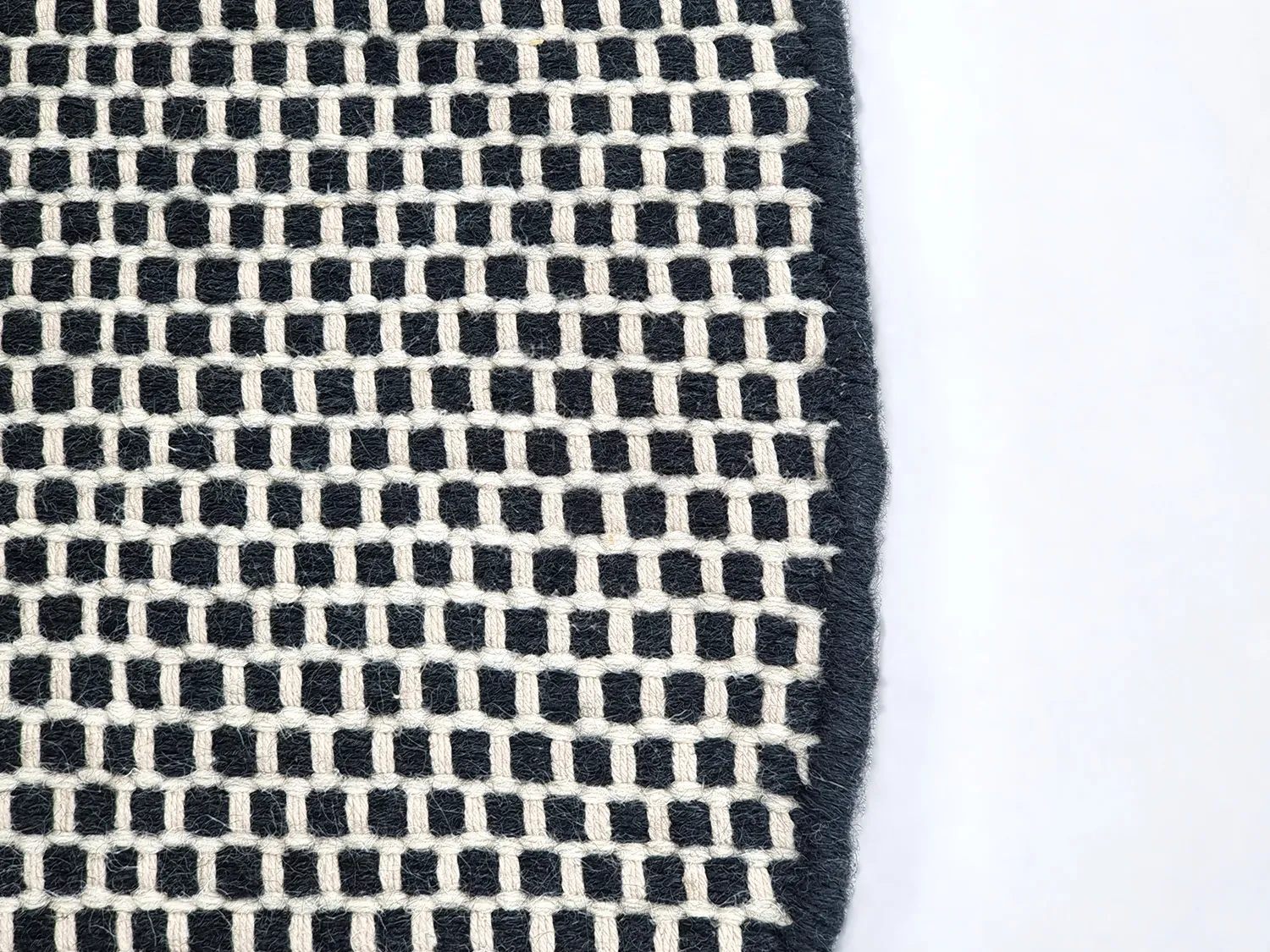 Alfombras redondeadas - Coastal (negro/blanco)