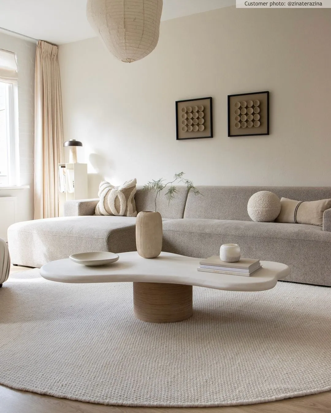 Alfombras redondeadas - Coastal (cream)