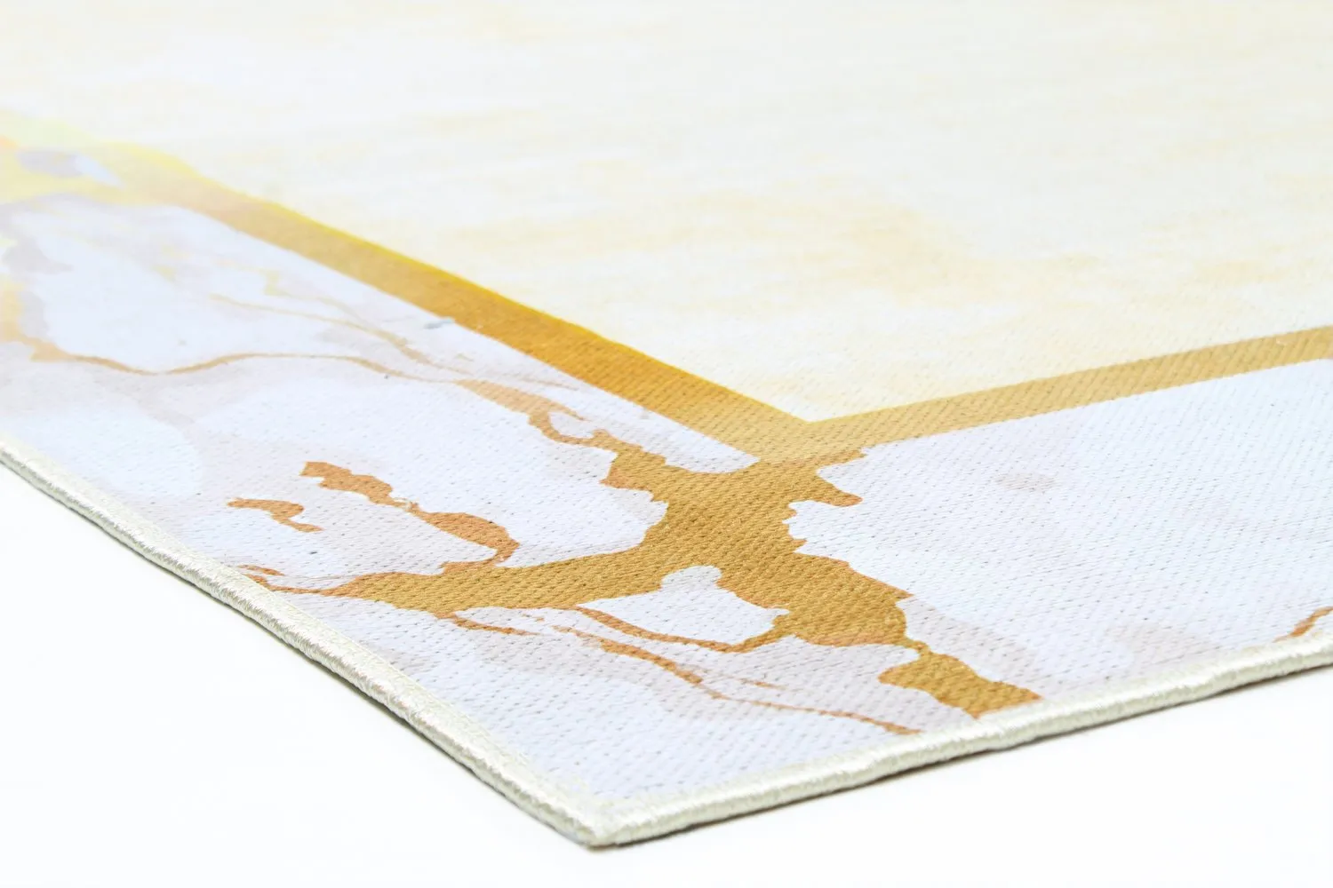 Alfombra Wilton - Cerasia (beige/blanco/dorado)