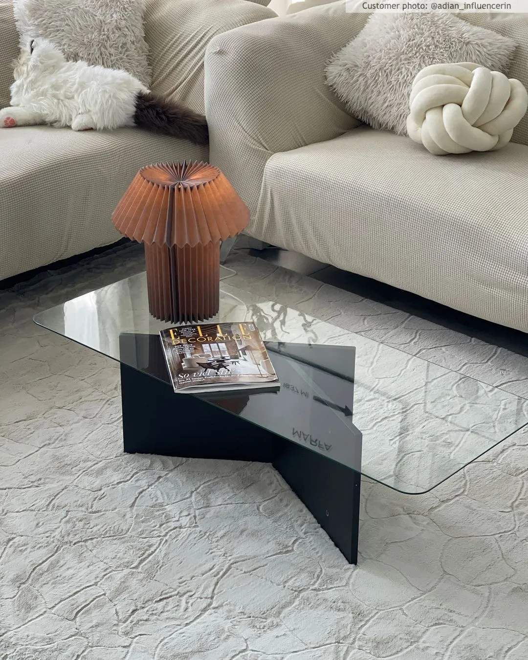 Alfombras de pelo largo - Cora (offwhite)
