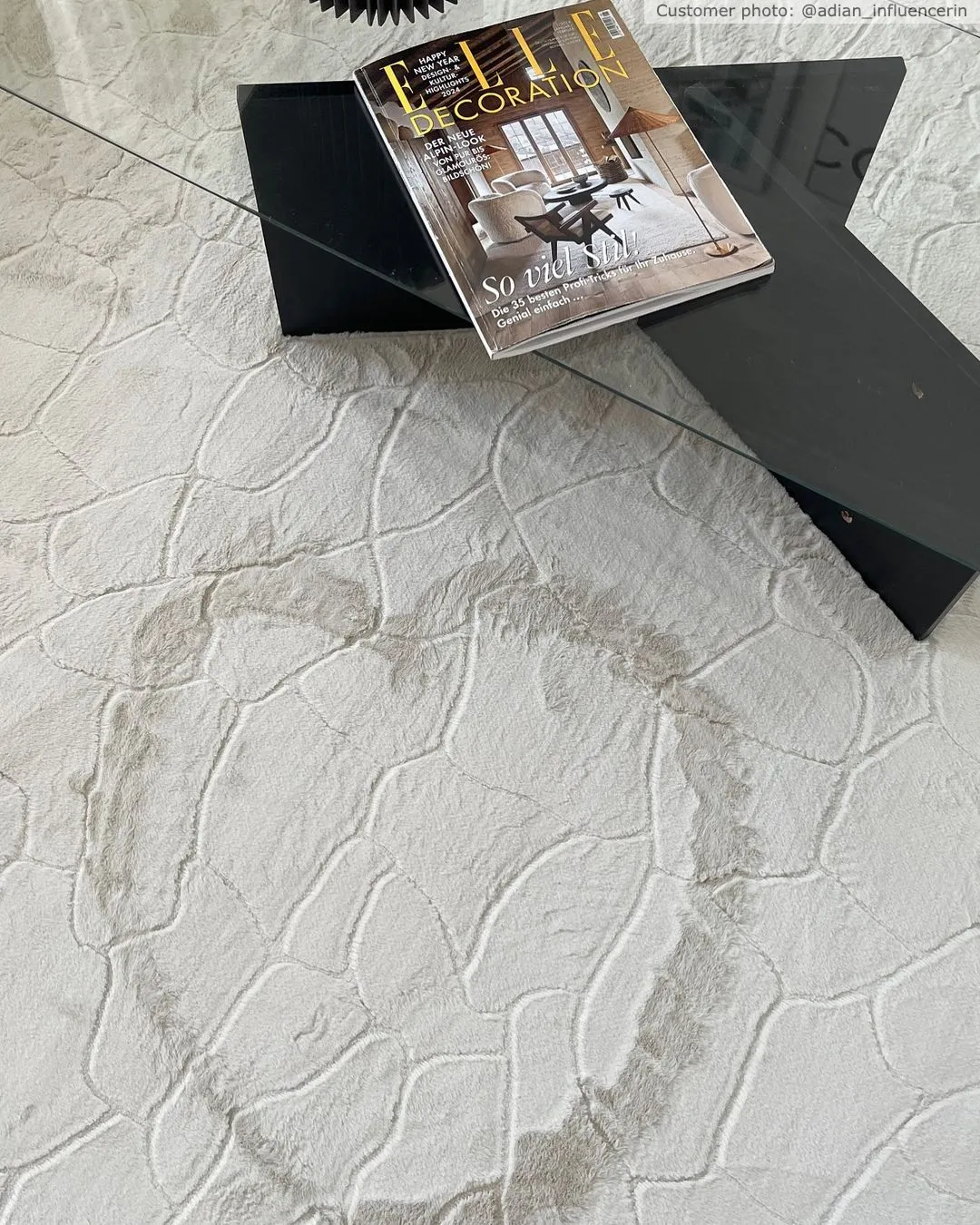 Alfombras de pelo largo - Cora (offwhite)